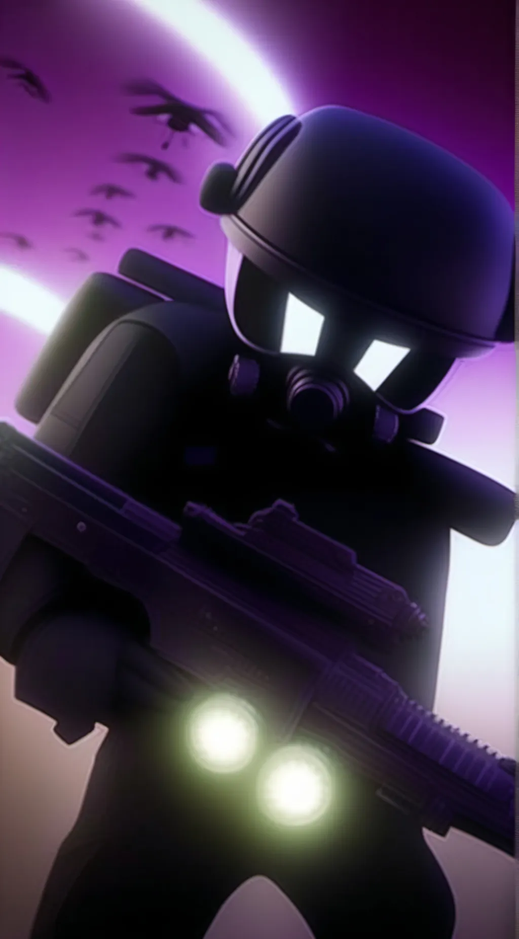 ai character: Uzi background