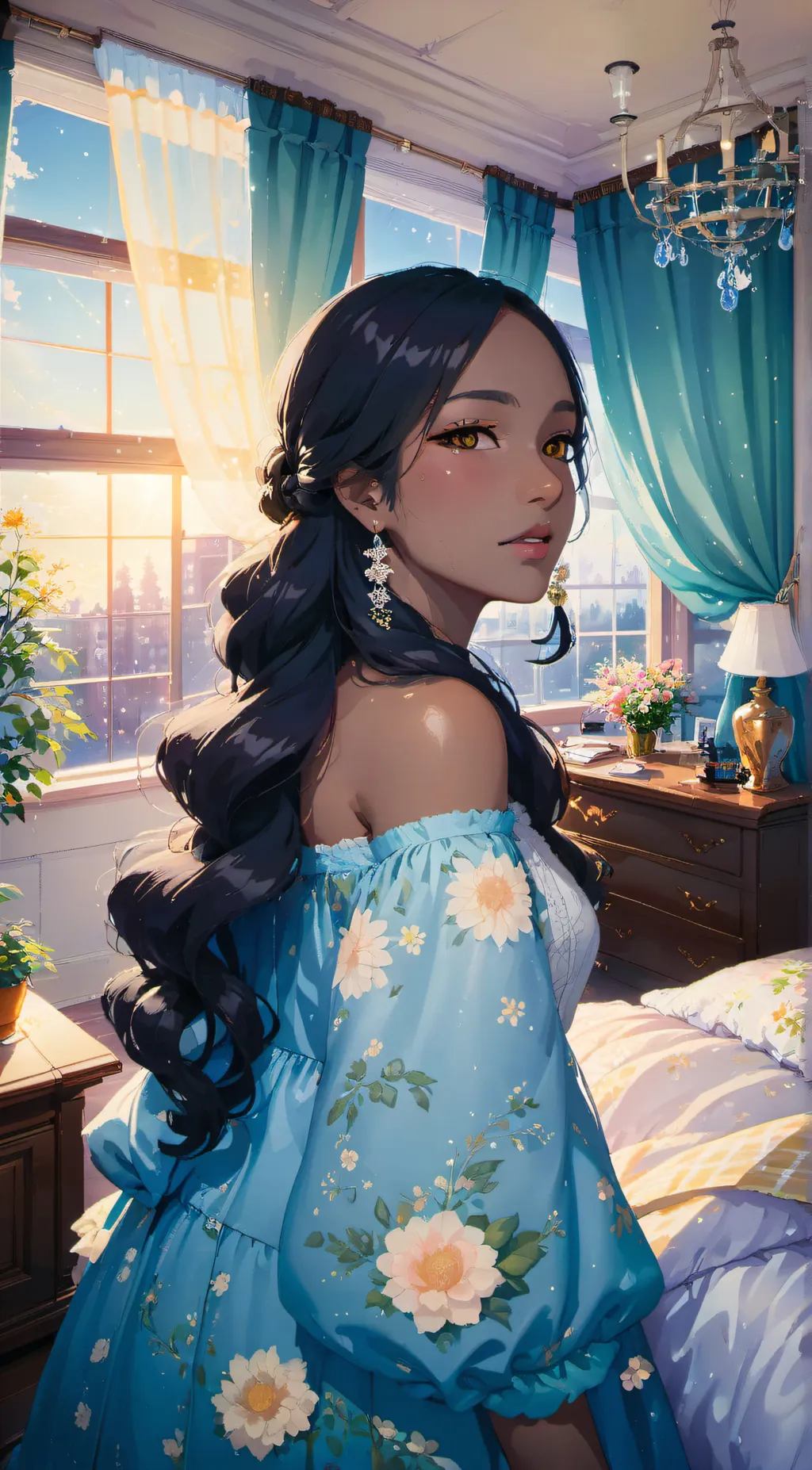 ai character: Lily background