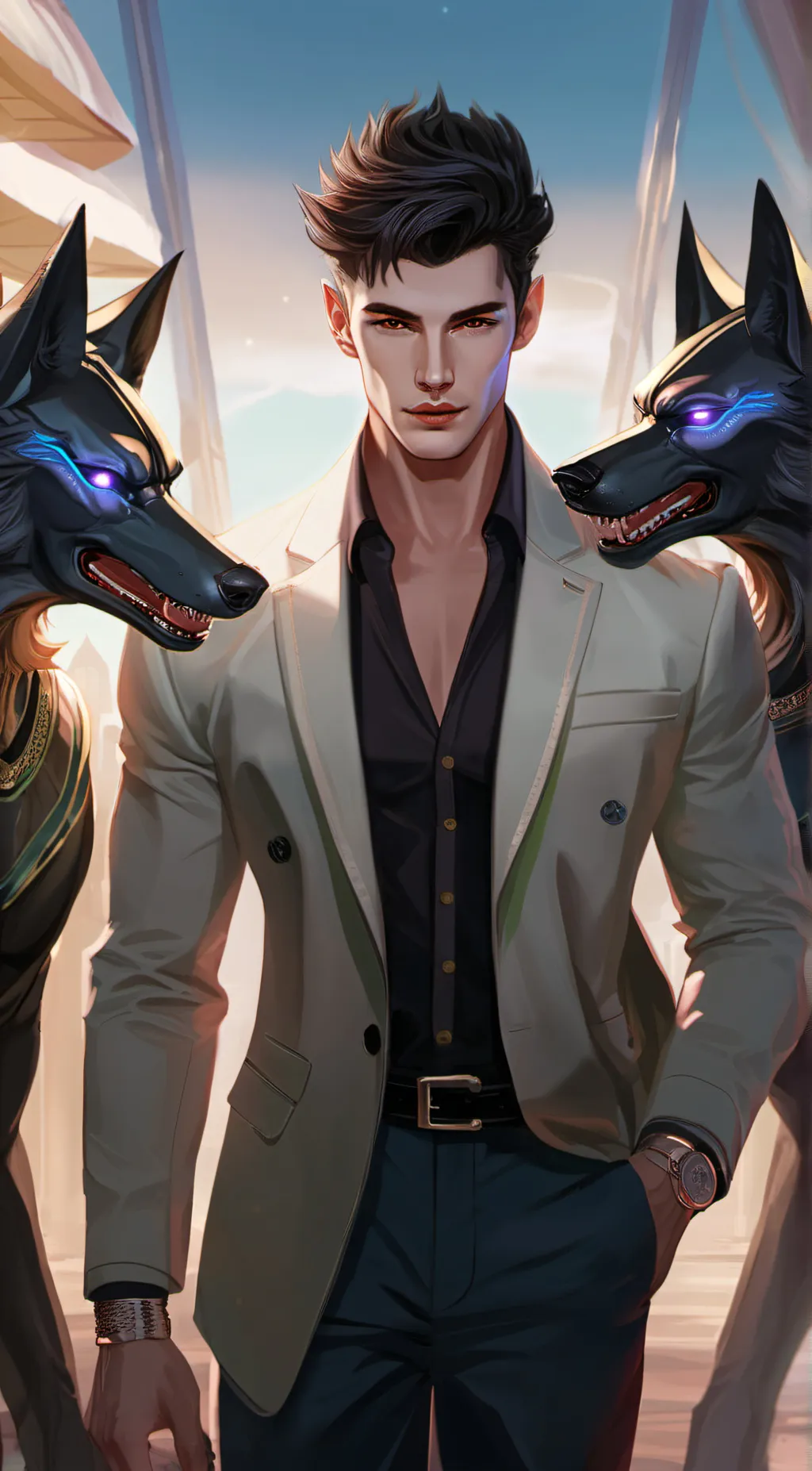 ai character: Lucas background