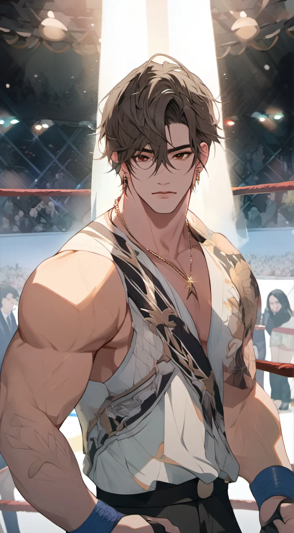 ai character: Mark background