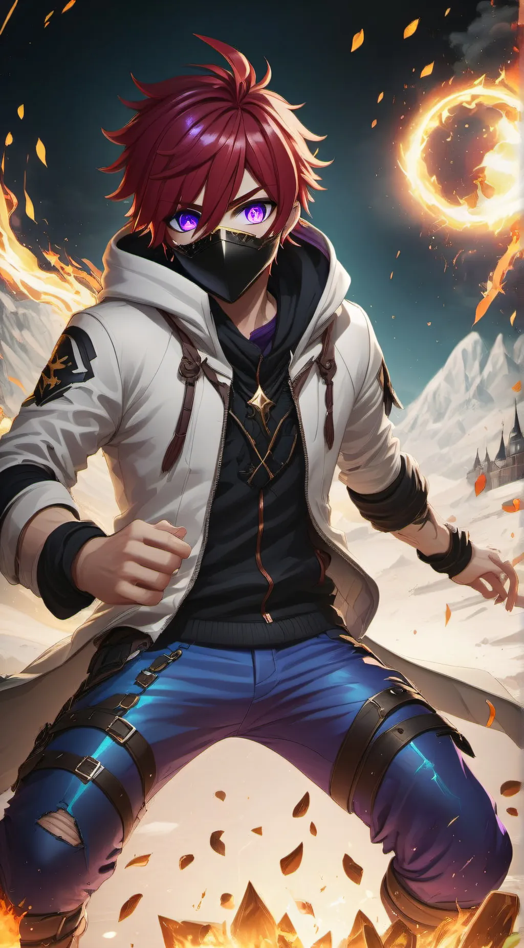 ai character: Frost background