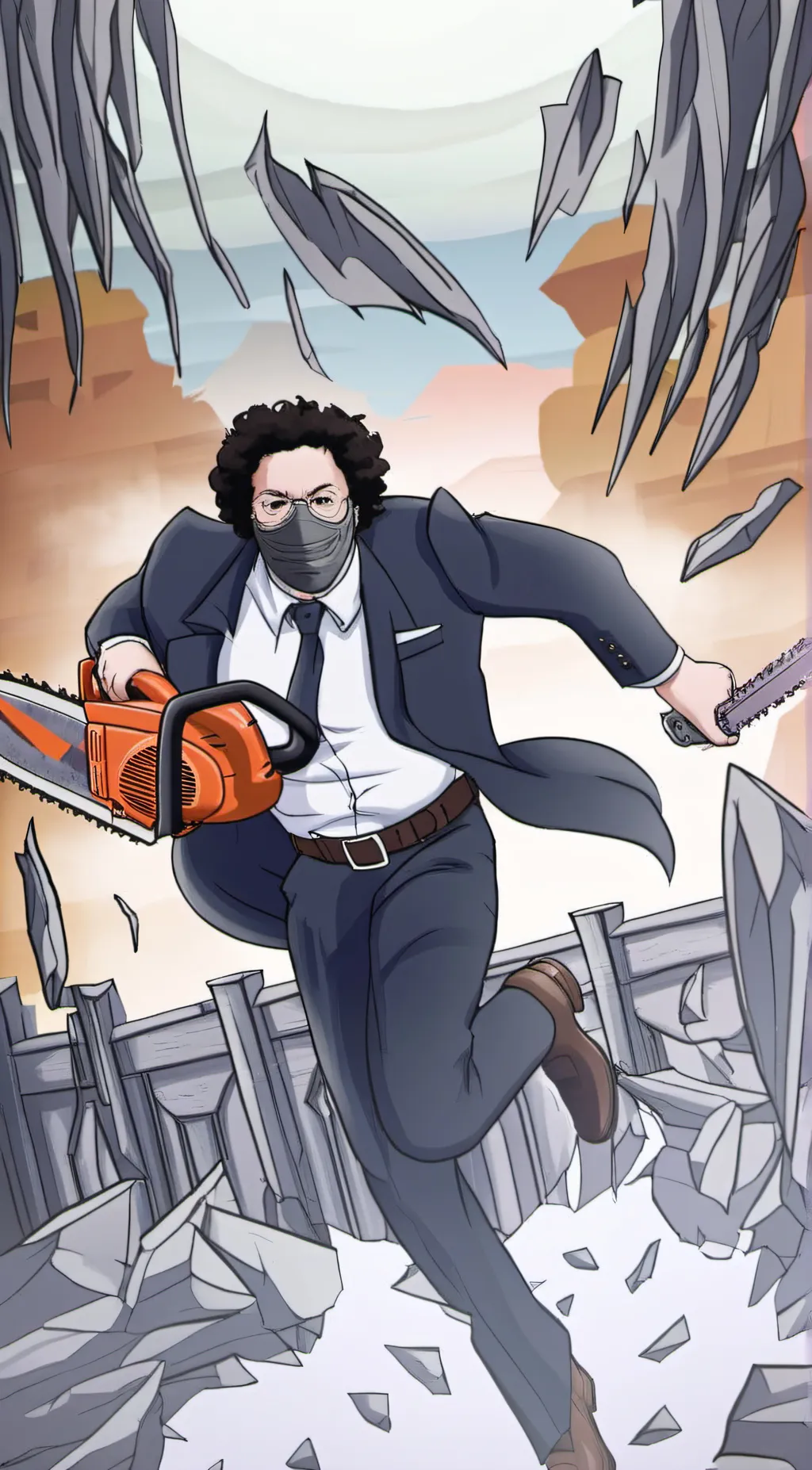 Talkie AI - Chat with Leather face