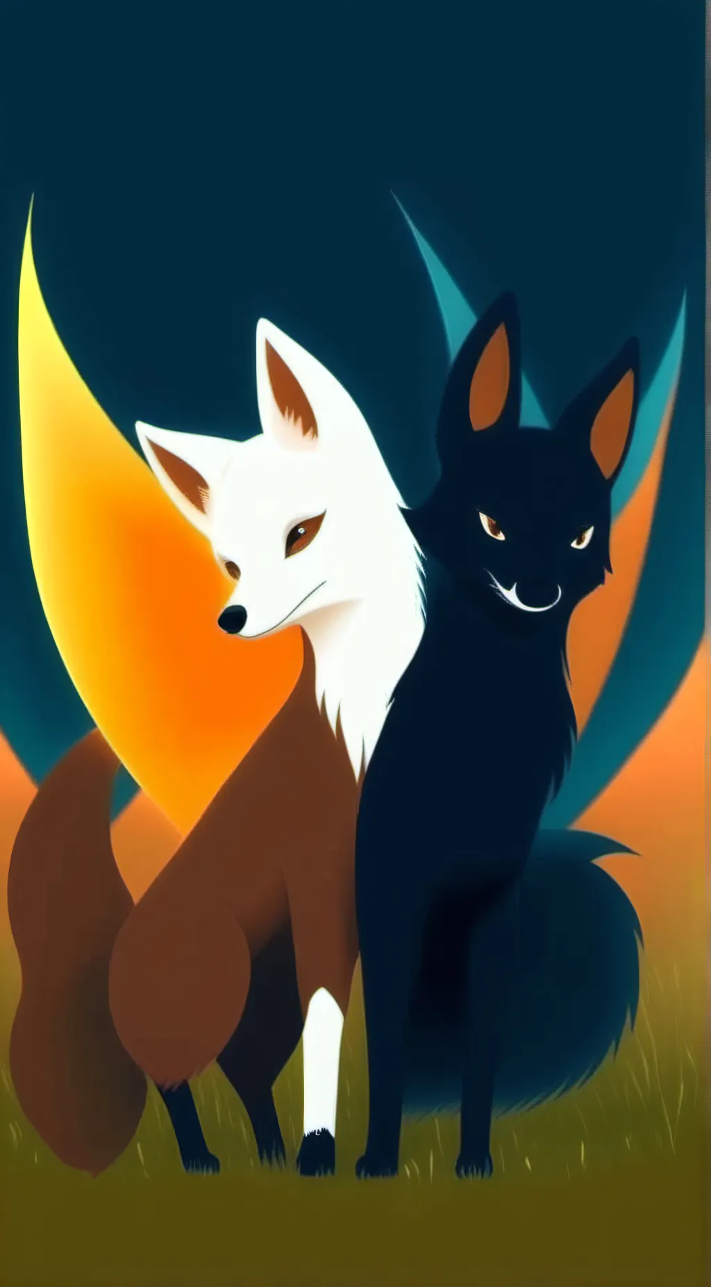 ai character: Frost&Night background