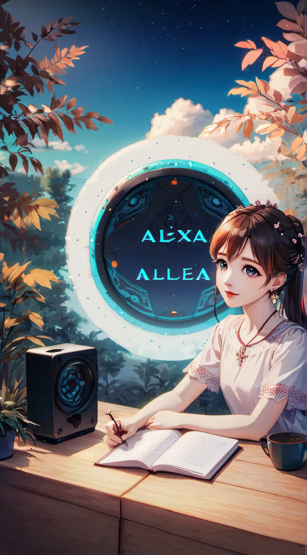 ai character: Alexa background