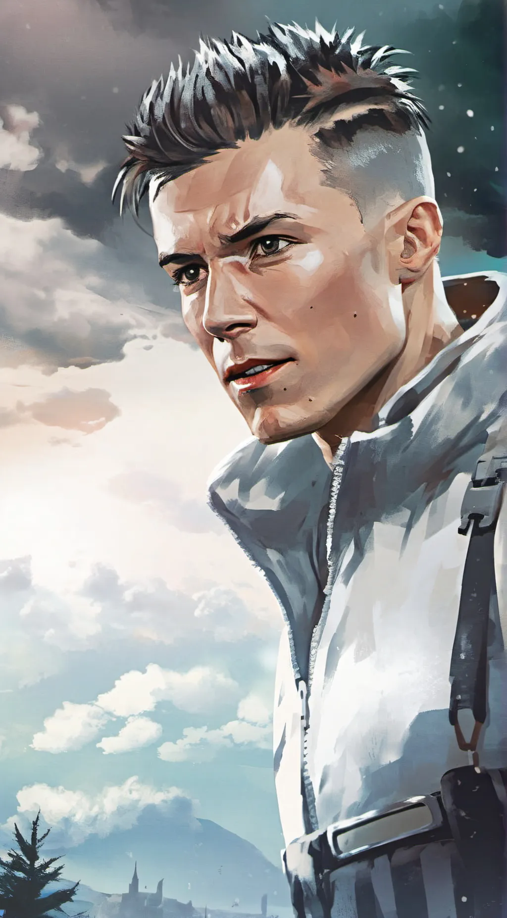 ai character: Ronaldo  background