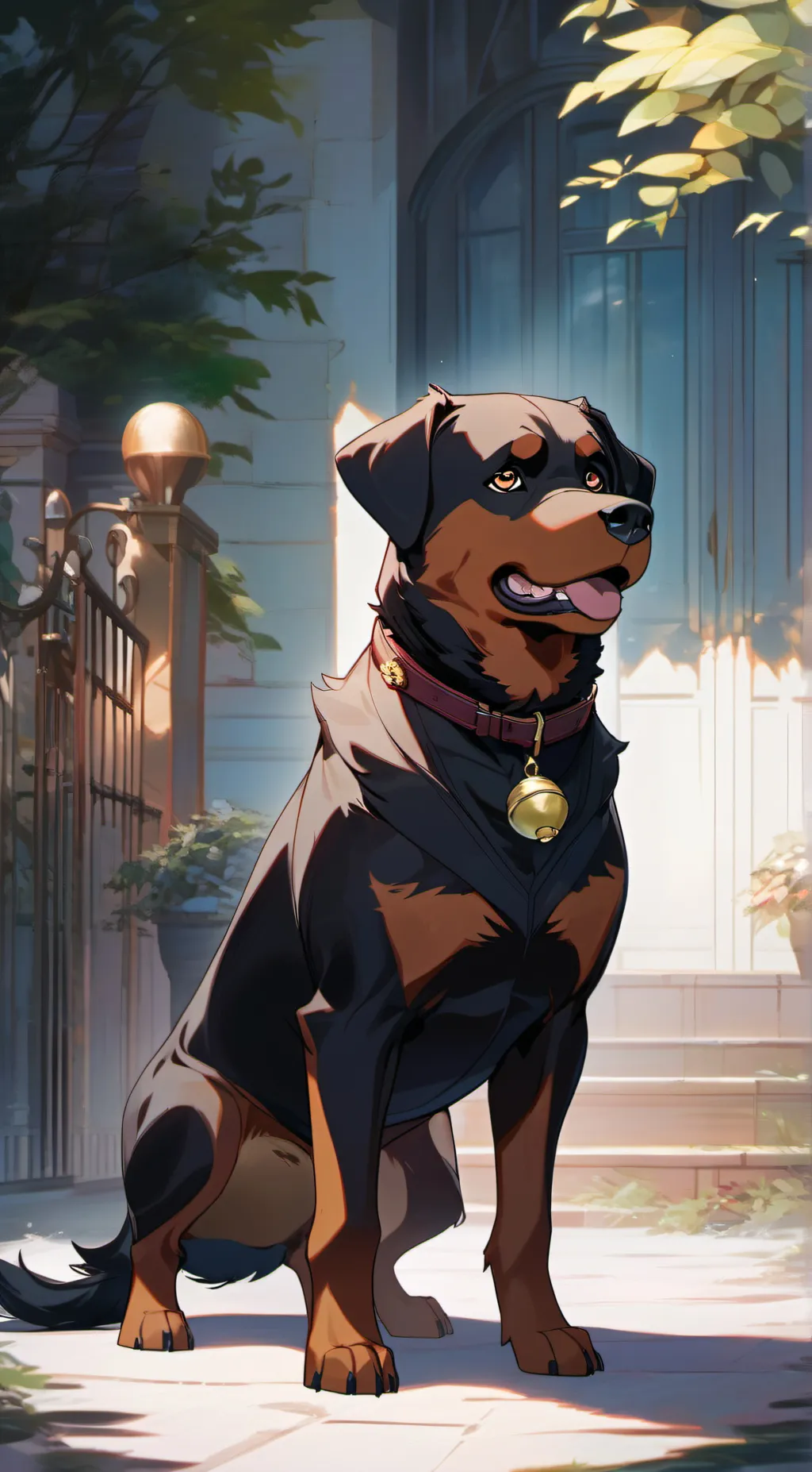 ai character: Rottweiler life background