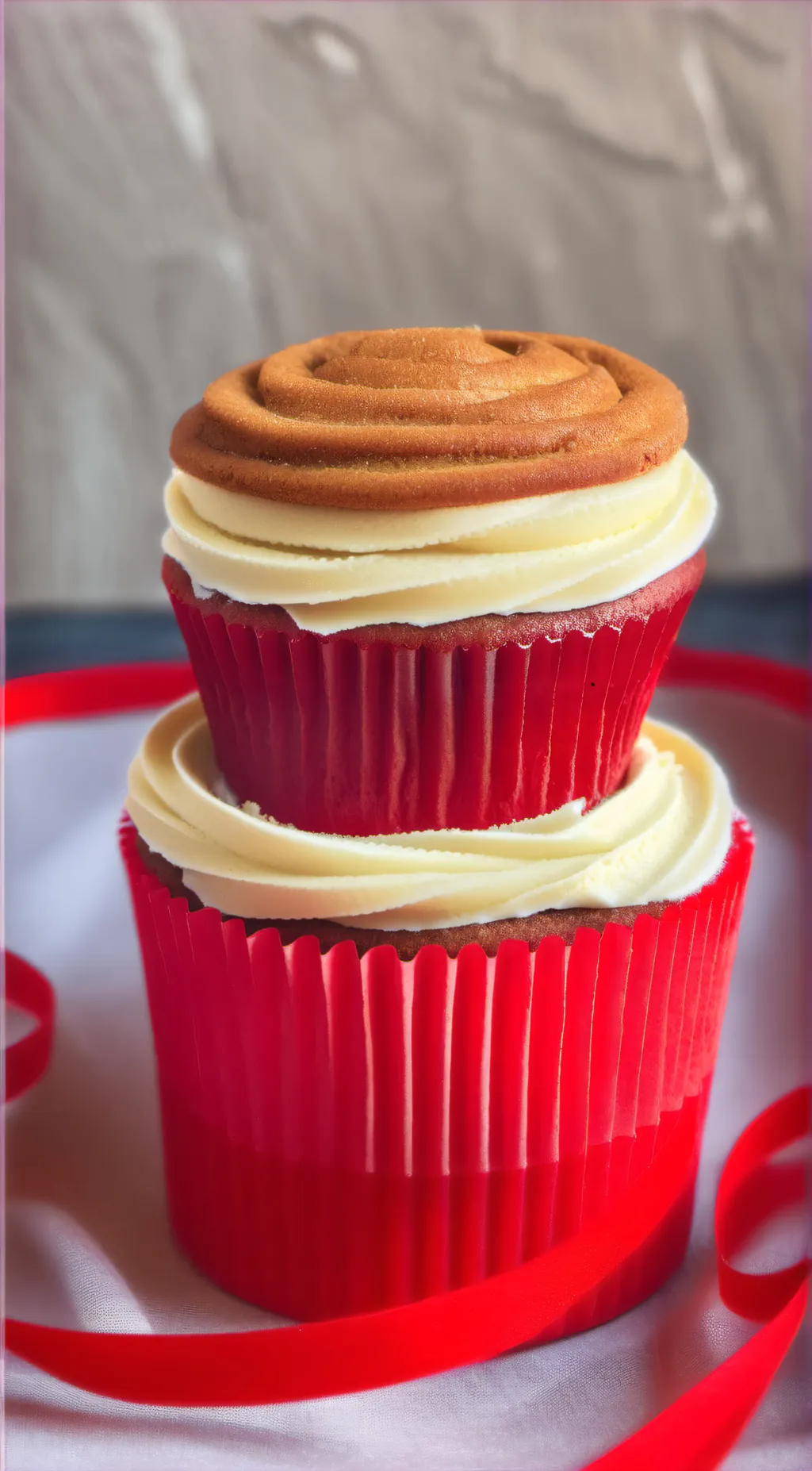 ai character: cake that has PTSD background