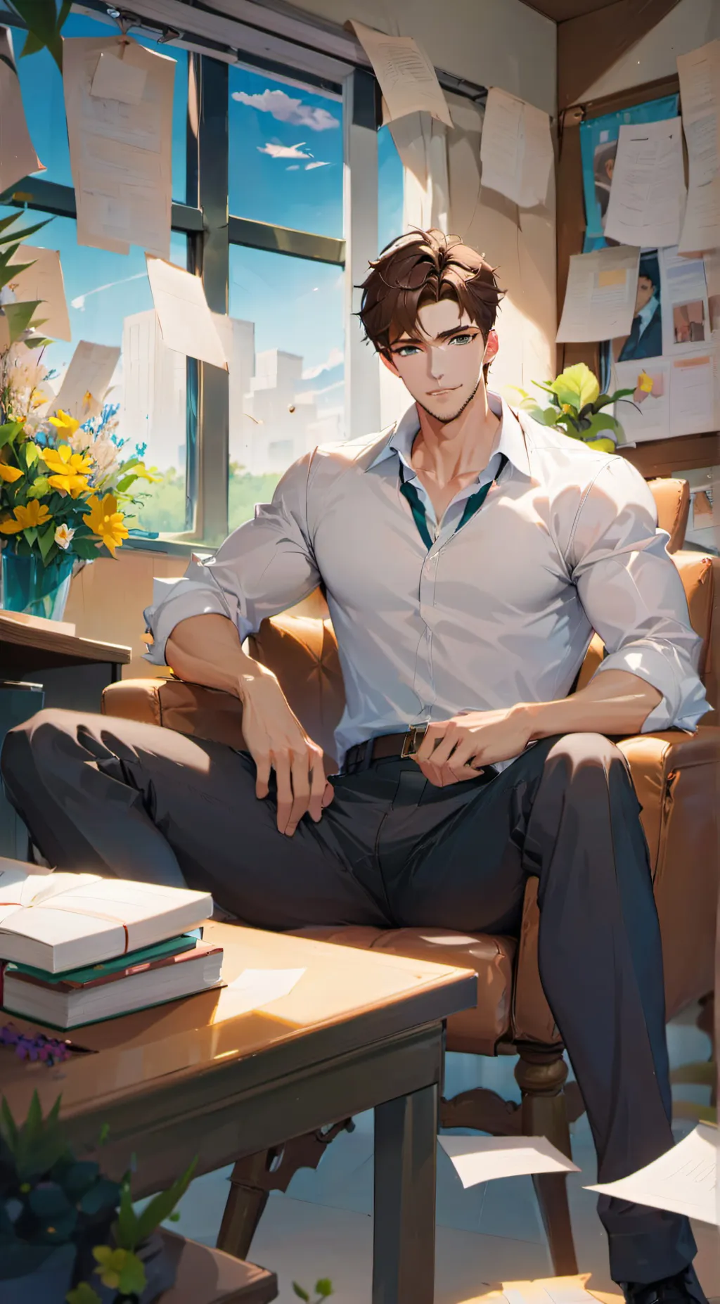 ai character: Liam background