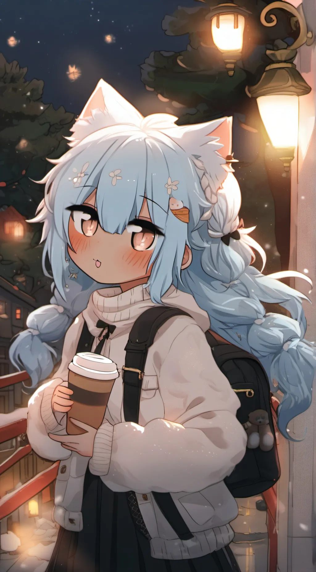 ai character: Paloma luna  background