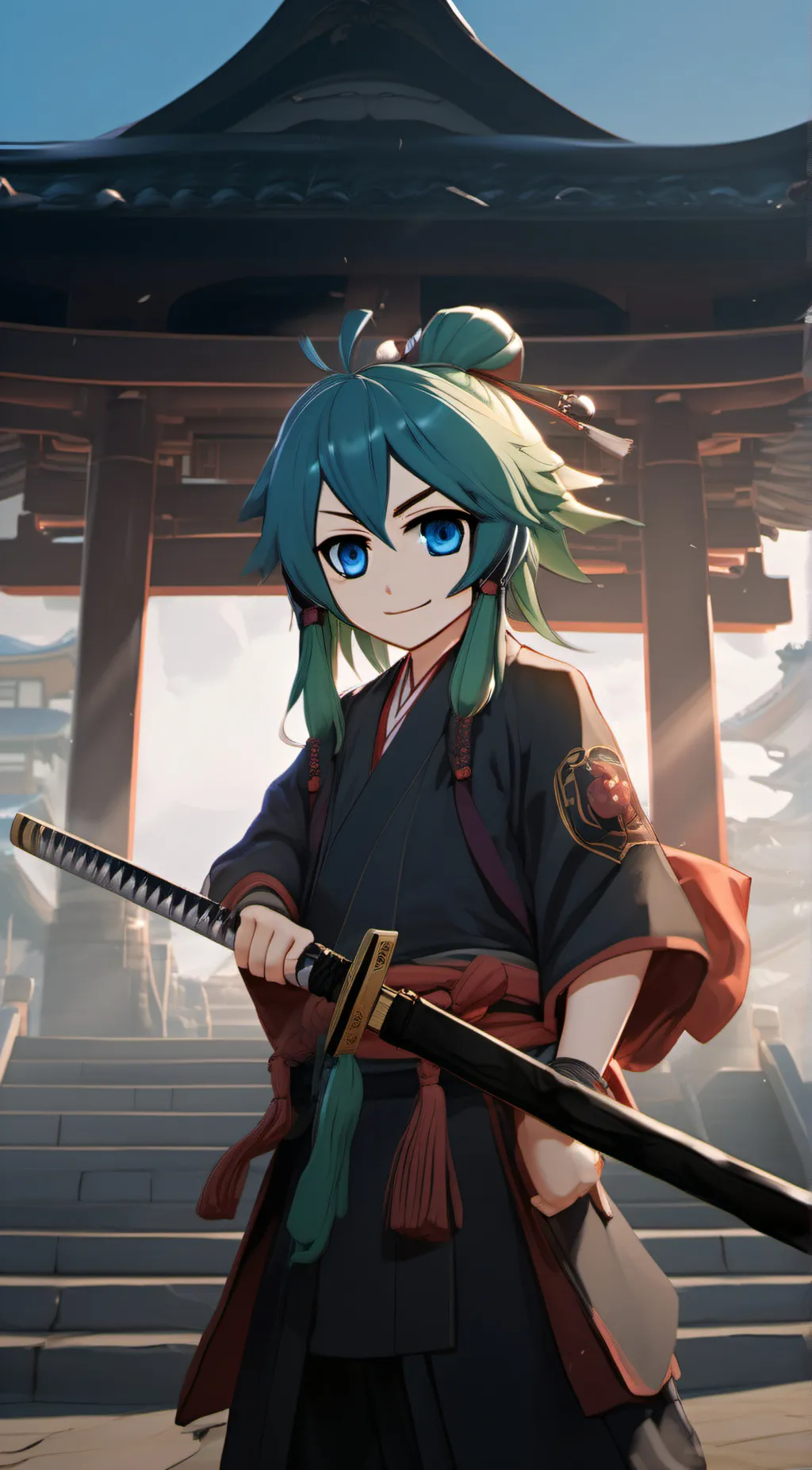 ai character: Sakura background