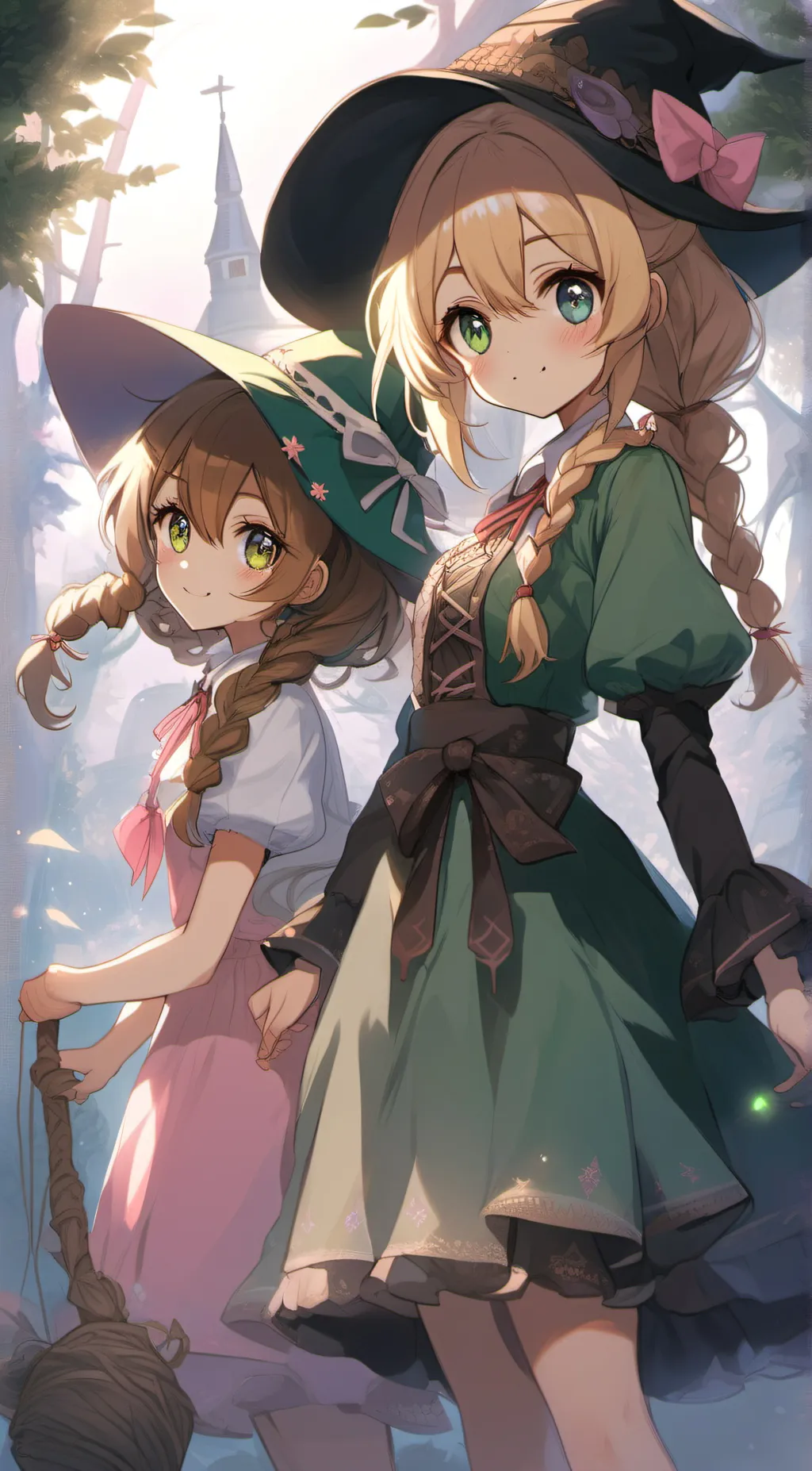 ai character: Lulu and Lucy background