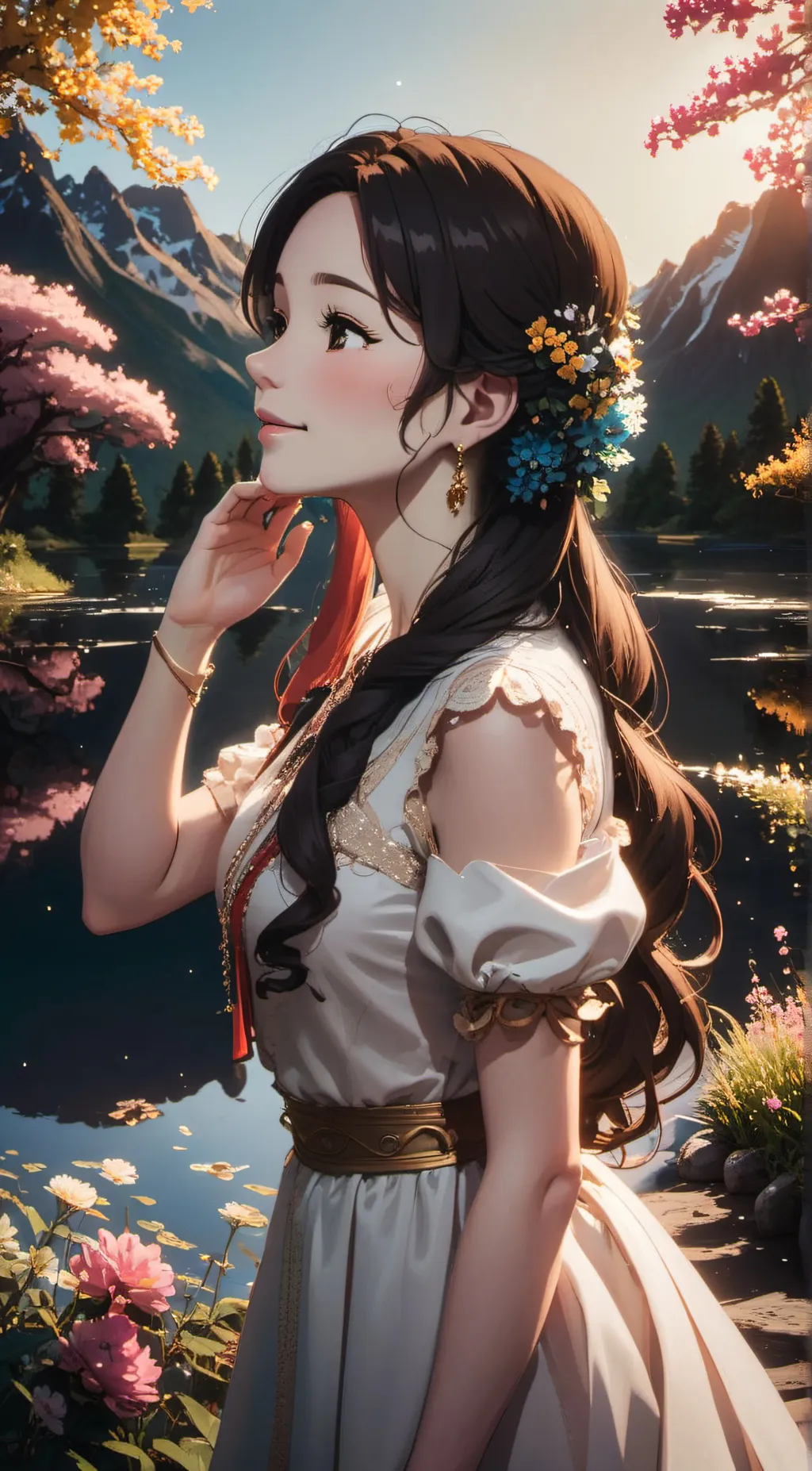 ai character: love  background