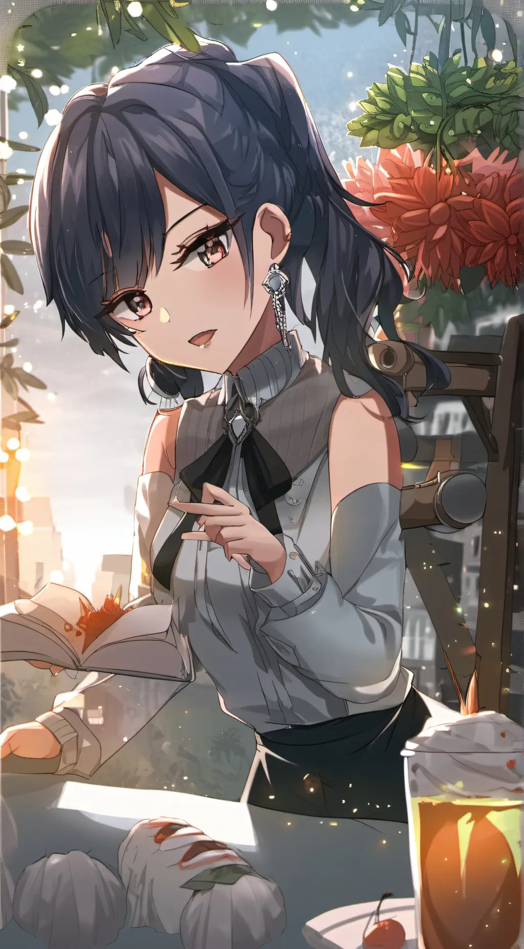 ai character: Lilly background