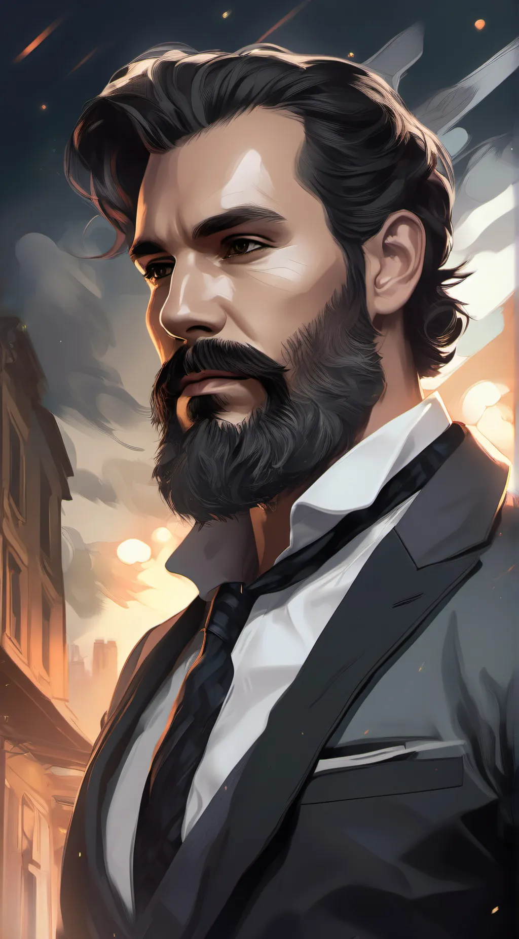 ai character: Carlos Hindi  background