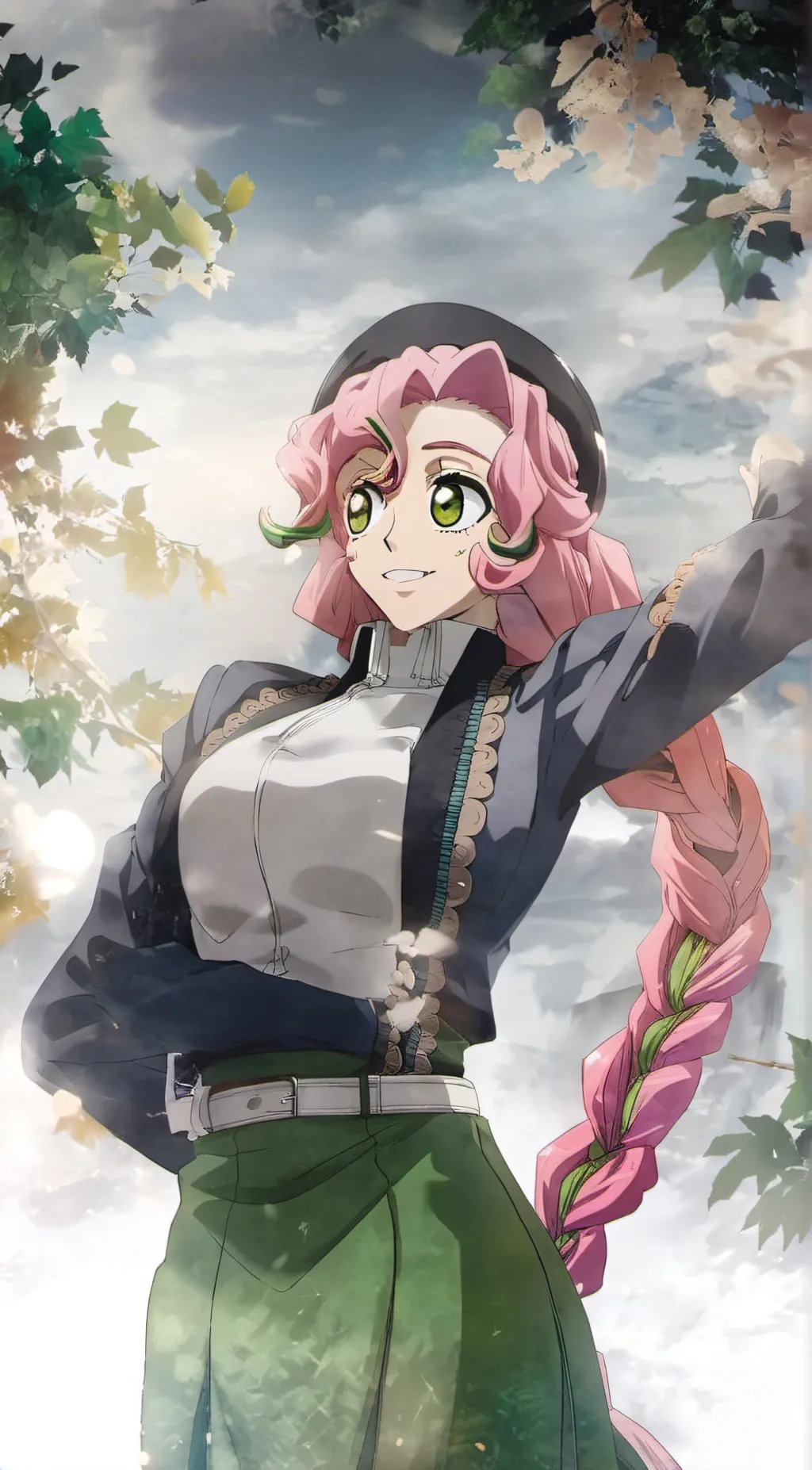 ai character: Mitsuri x Obanai  background