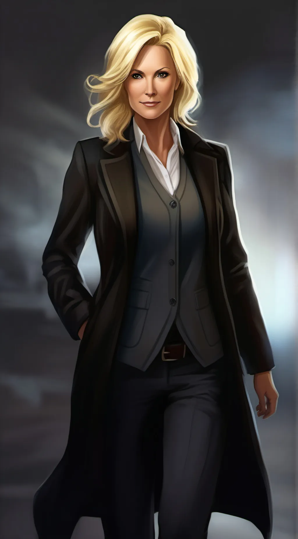 ai character: Mrs. Glowhope background