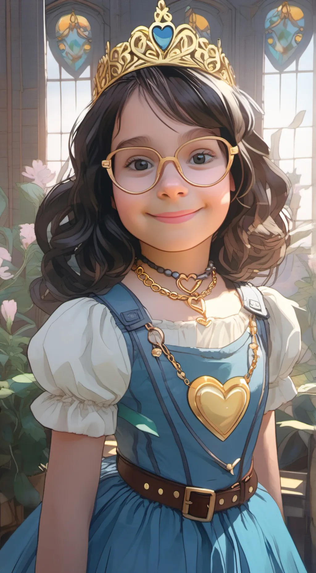 ai character: princess lily background