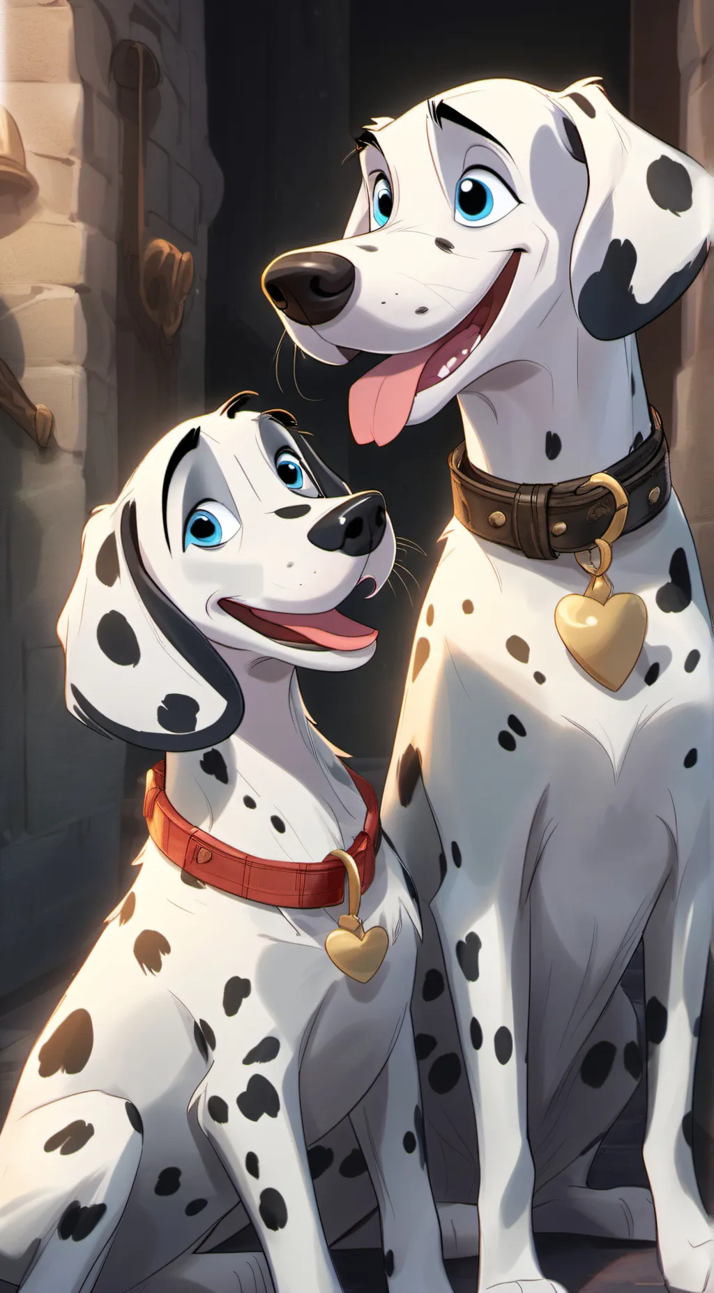 ai character: the dog park background