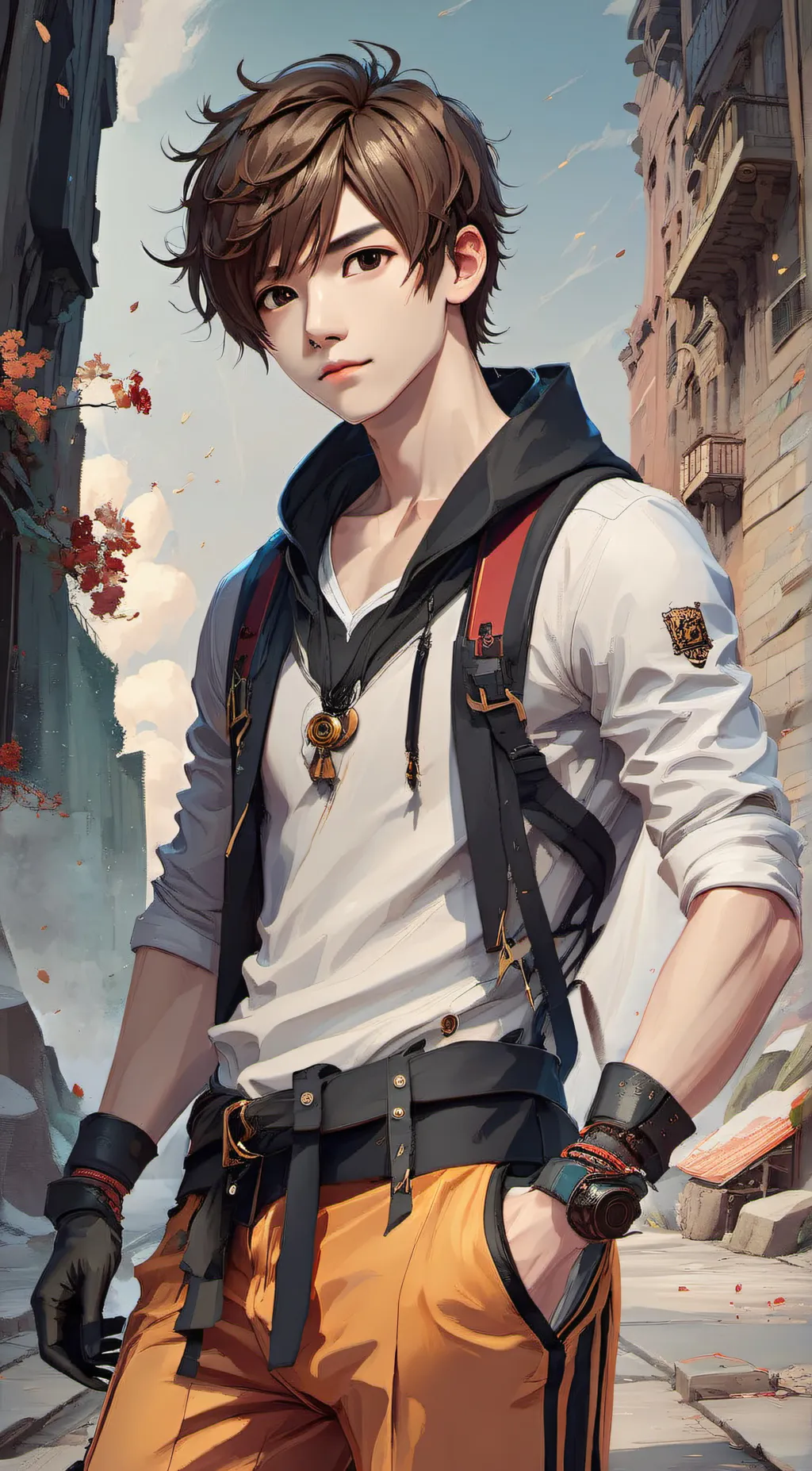 ai character: Kai background