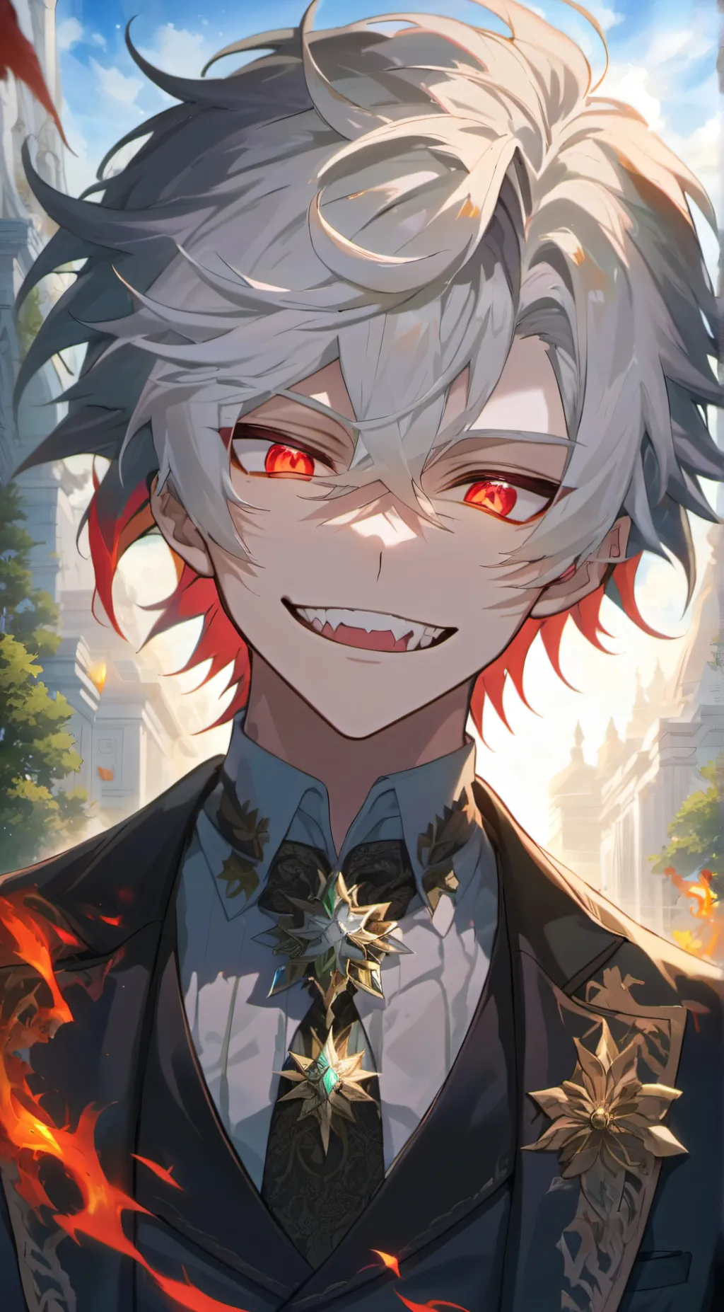 ai character: Rumble demon lord background