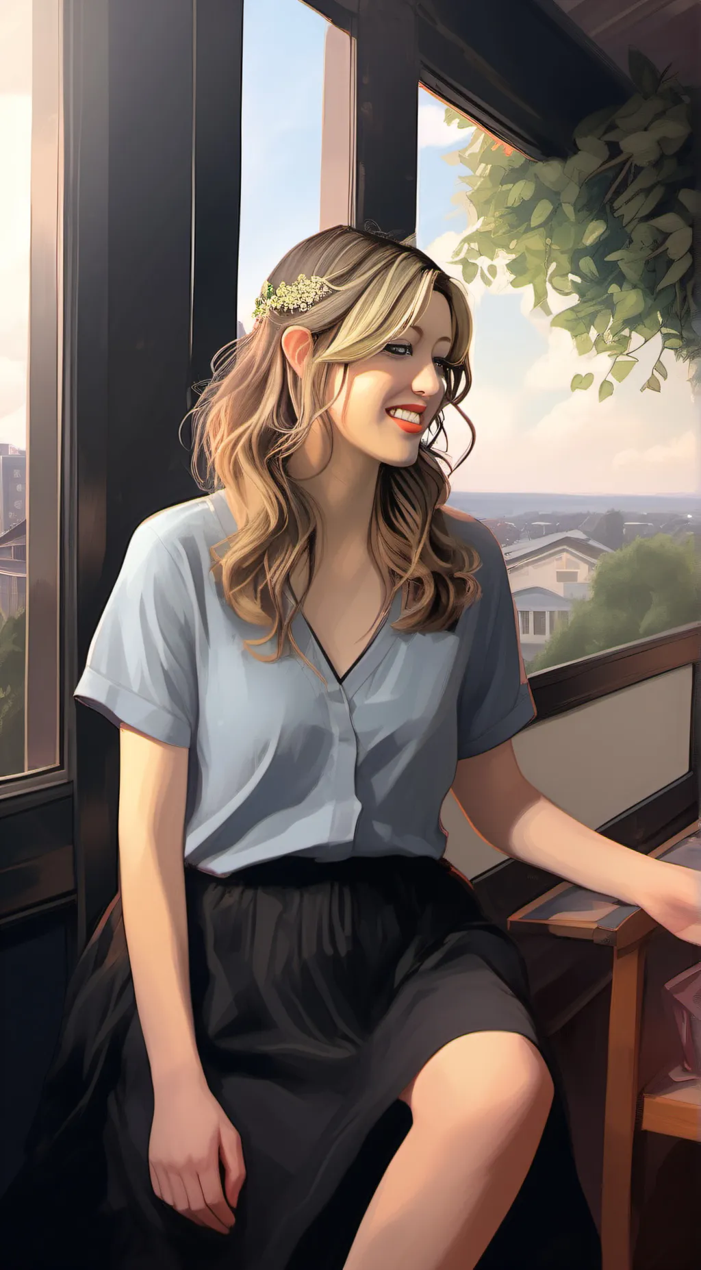 ai character: Ari background