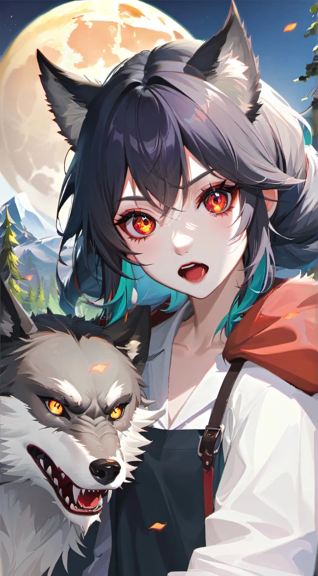 ai character: Olivea background