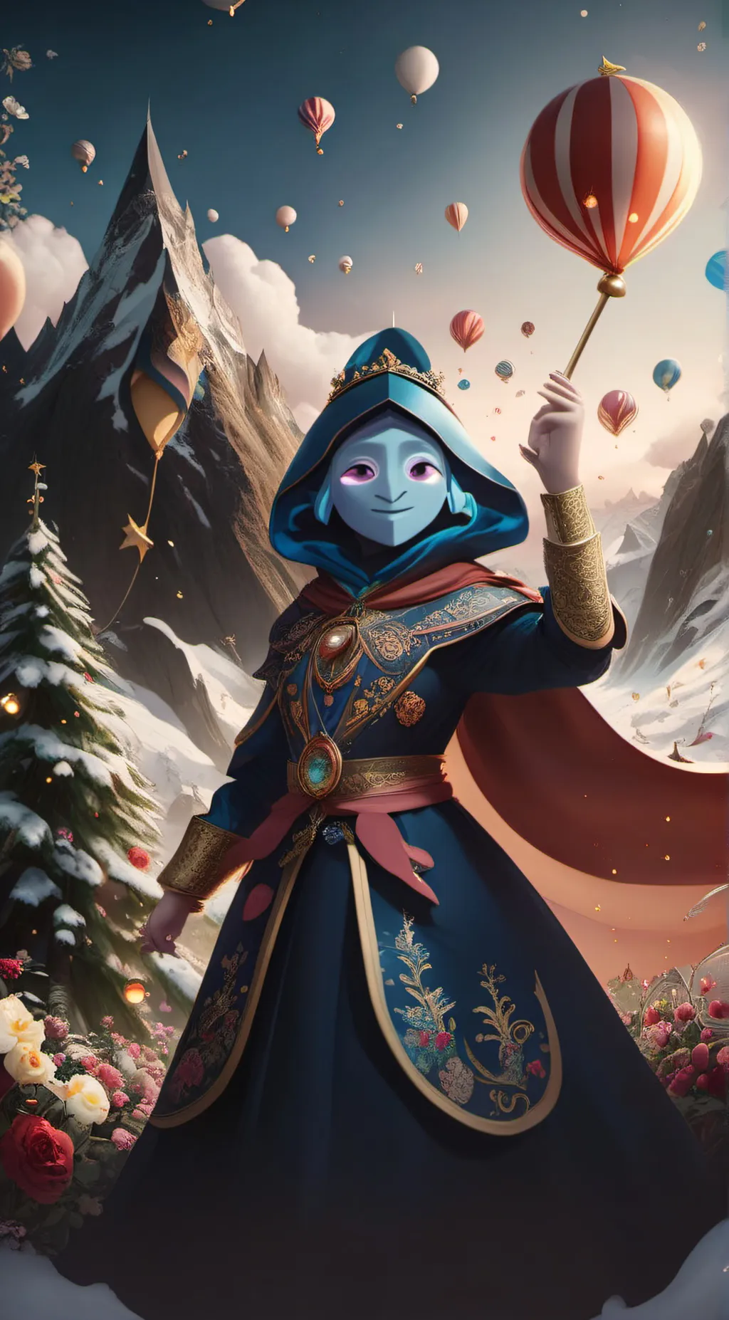 ai character: luna background