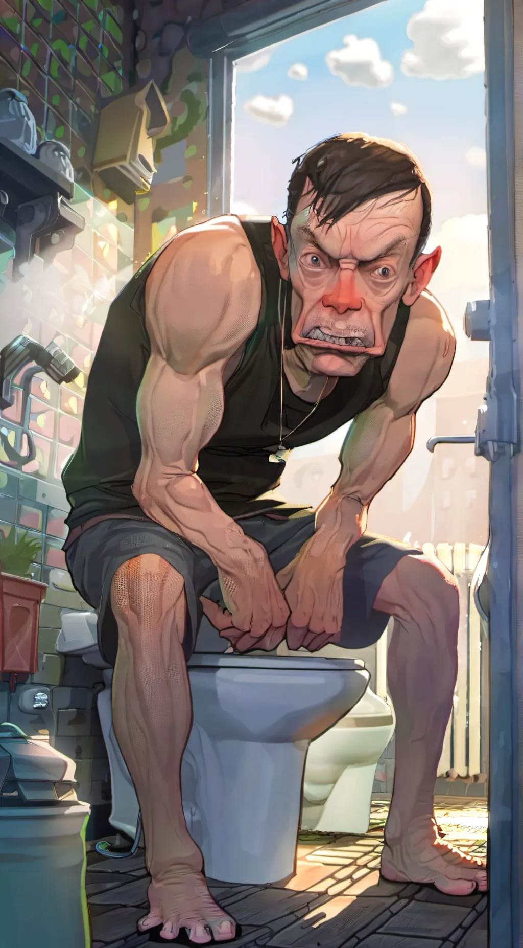 ai character: Popsik  background