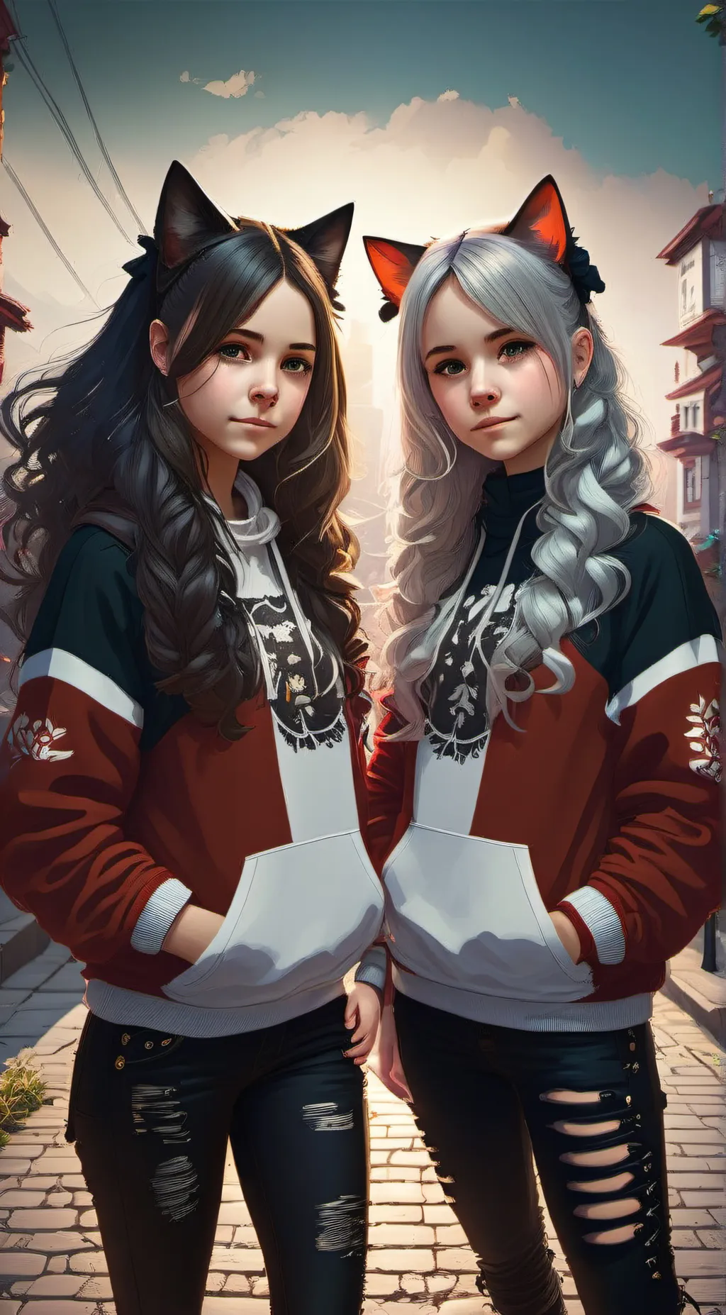 ai character: Melissa and Mary background