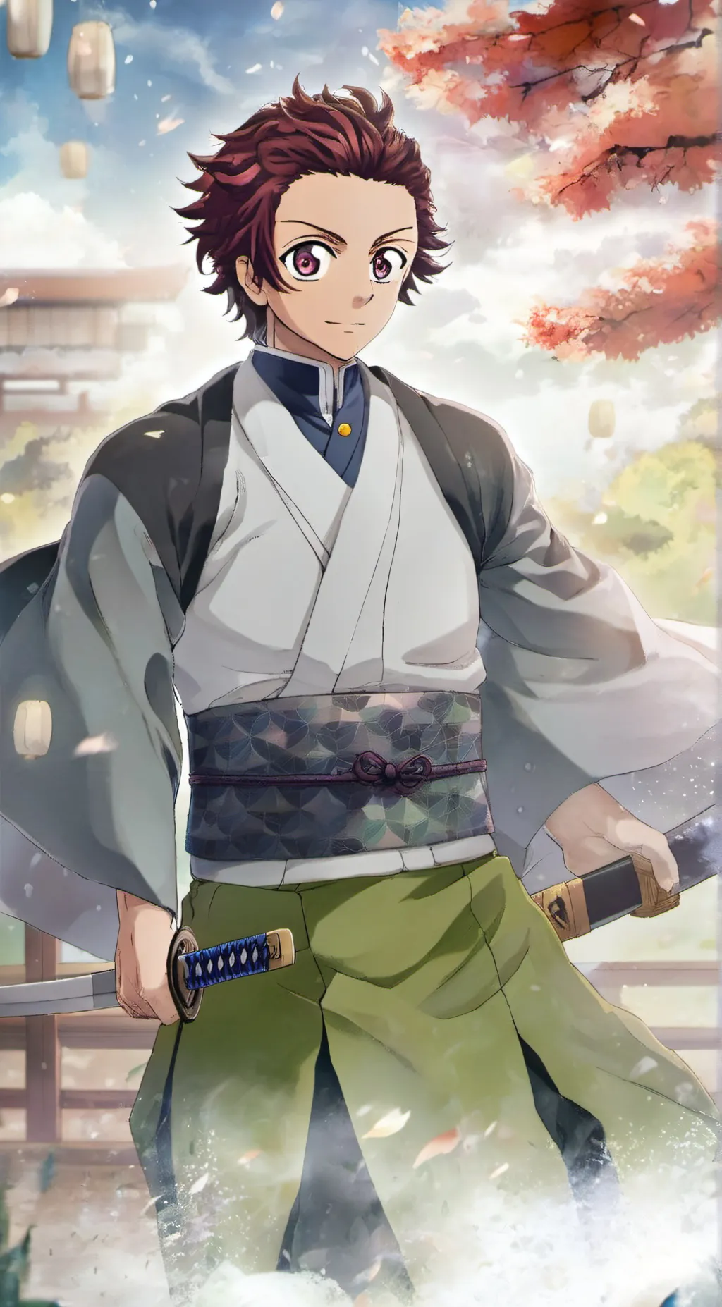 ai character: Tanjiro background