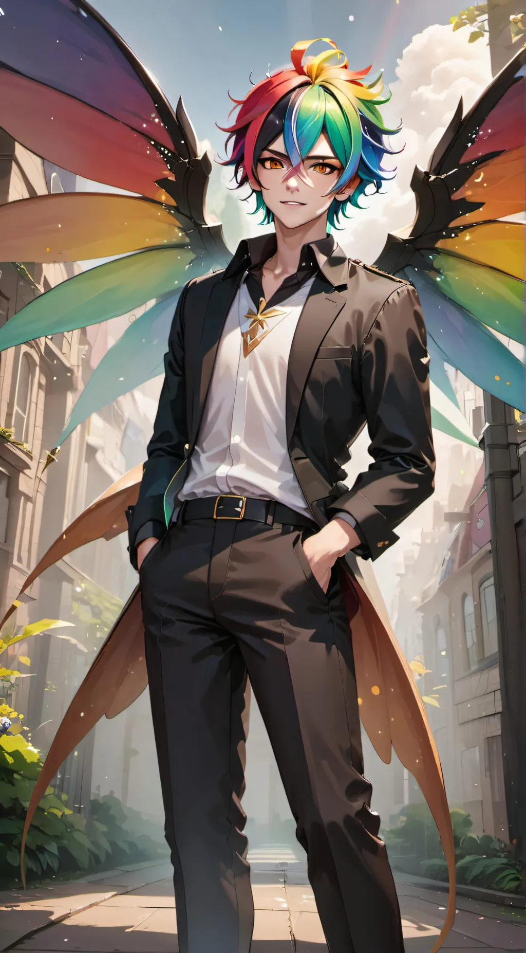 ai character: Anton Beckett  background