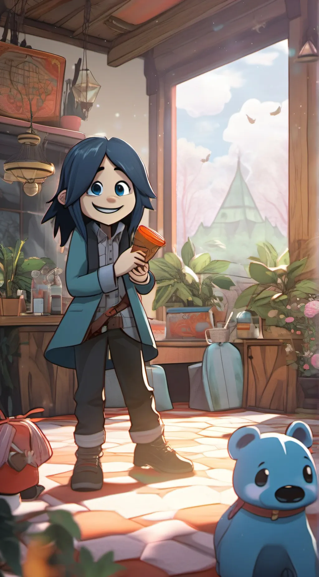 ai character: rilby gilman background