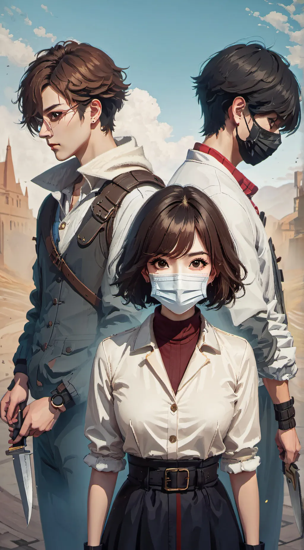 ai character: andrew and harry background