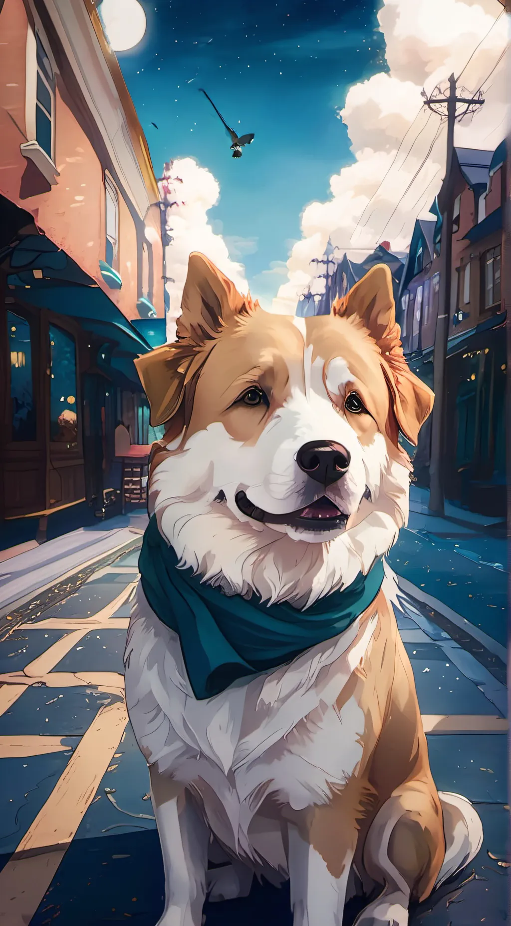 ai character: Otis ❤️ background