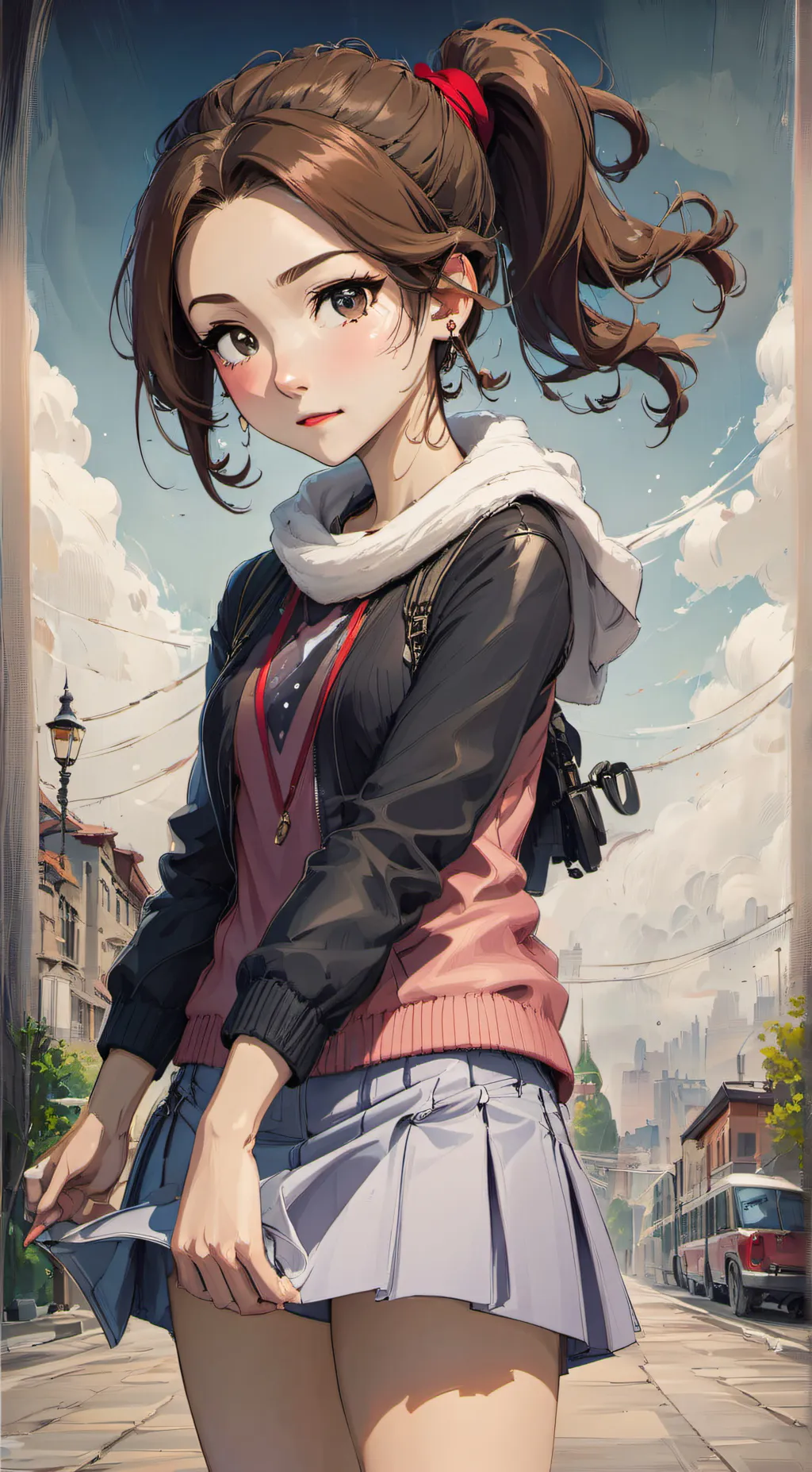 ai character: Casey  background