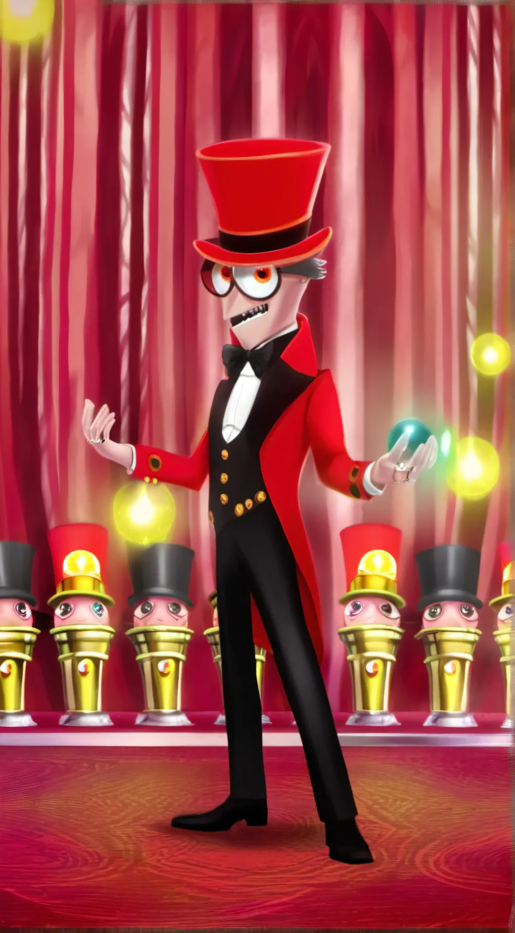 ai character: caine background