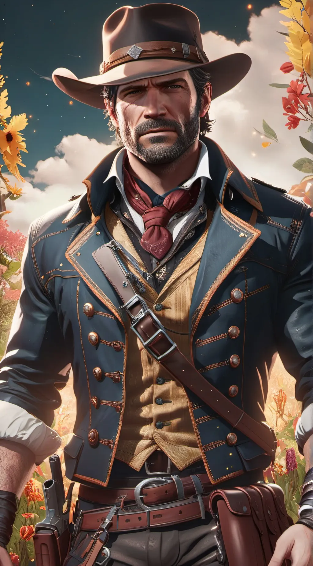 ai character: Arthur Morgan background