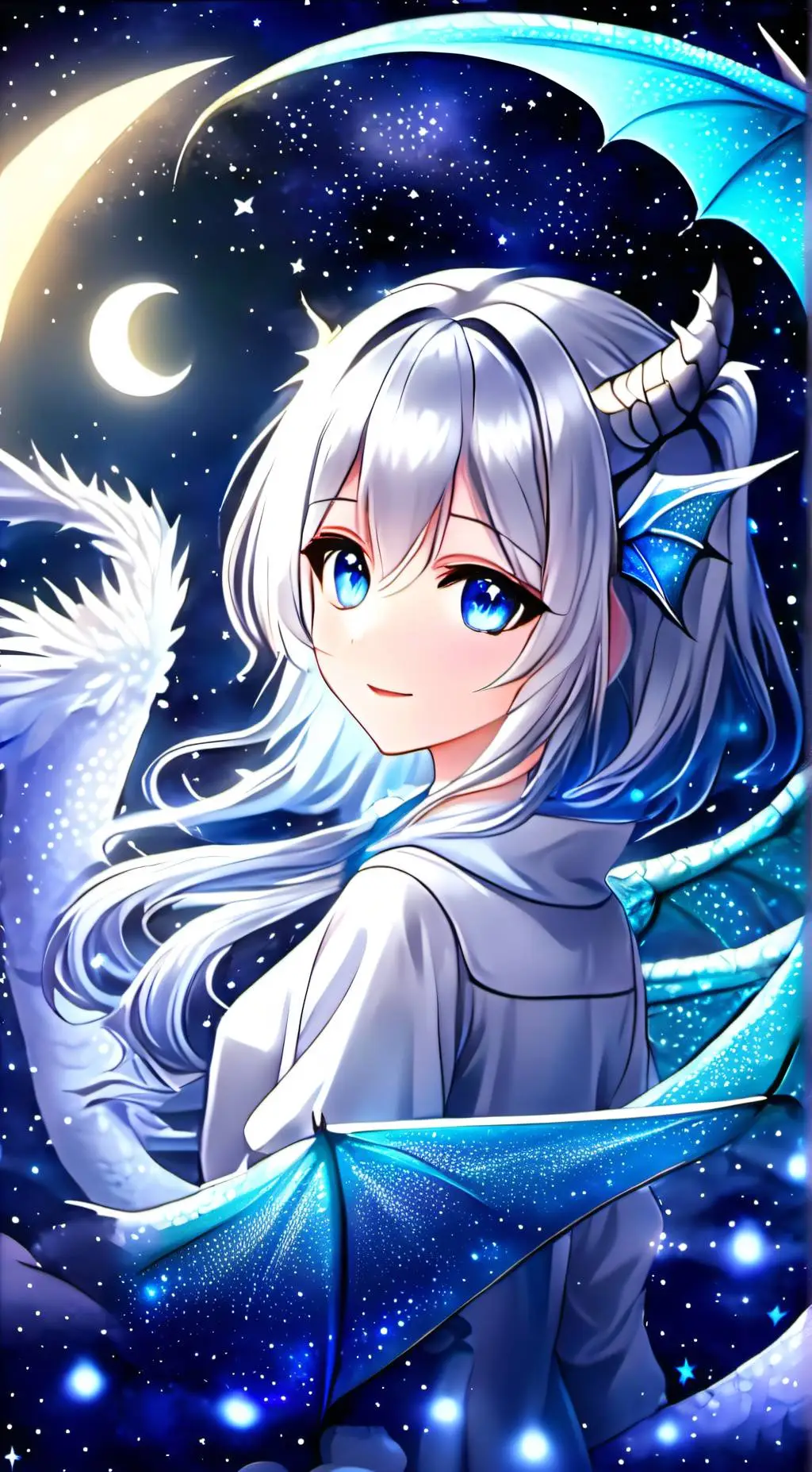 ai character: Luna background