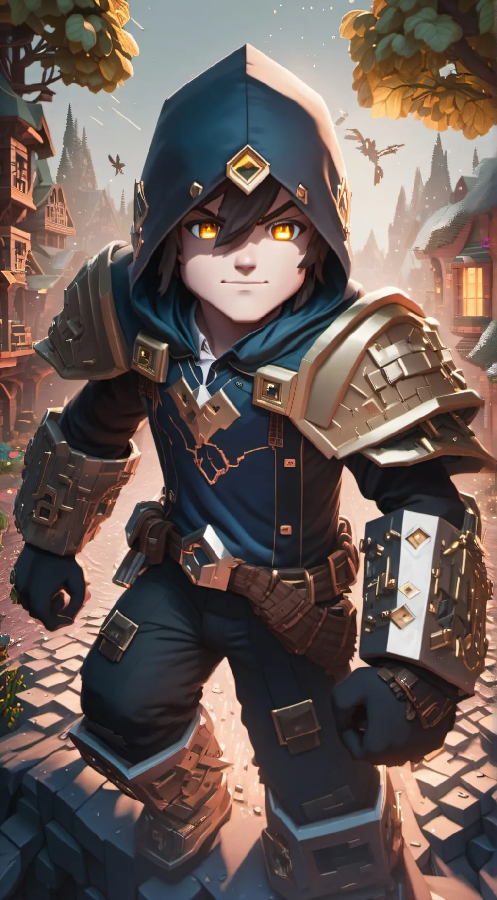 ai character: Hero bryan background