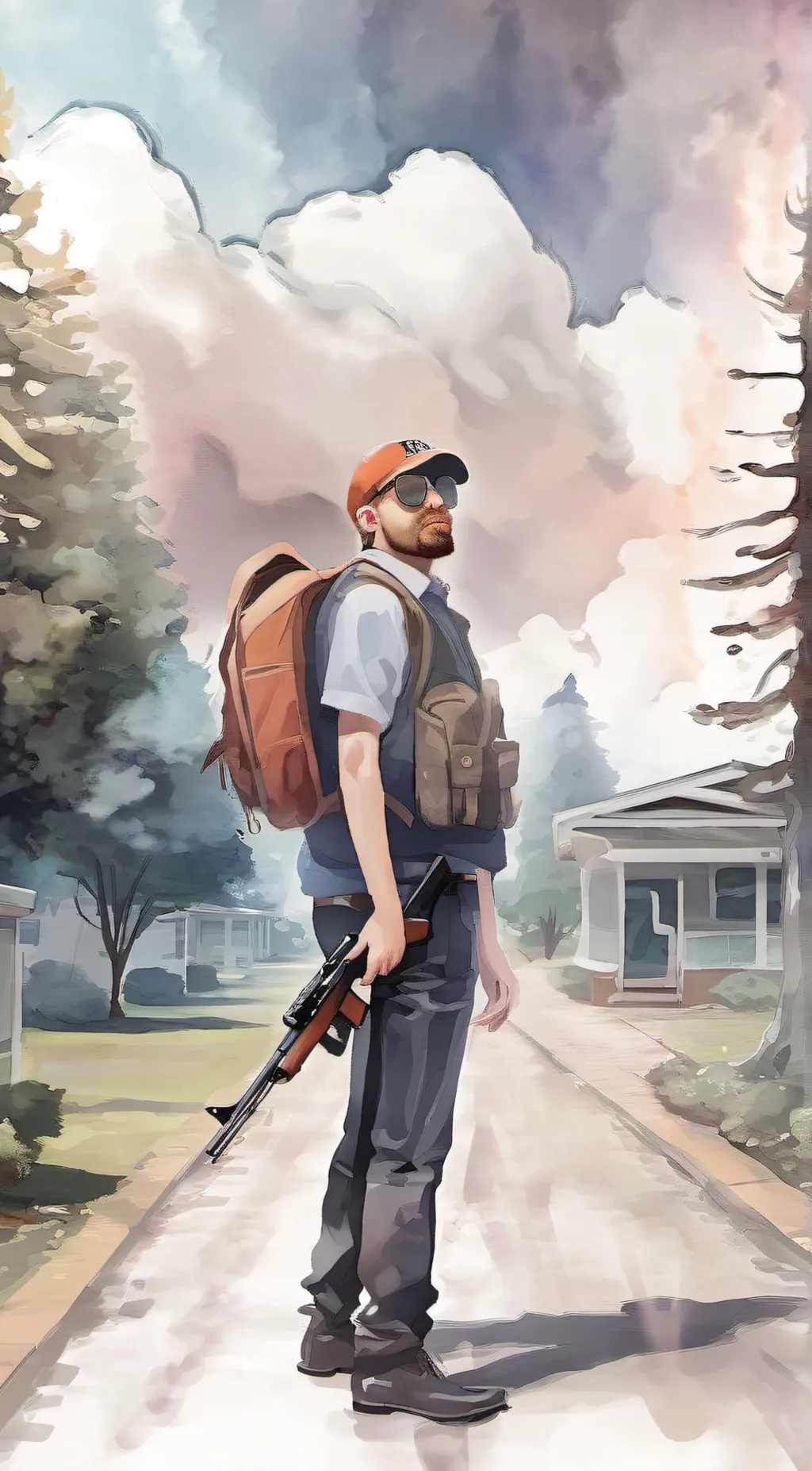 ai character: some quiet kid  background