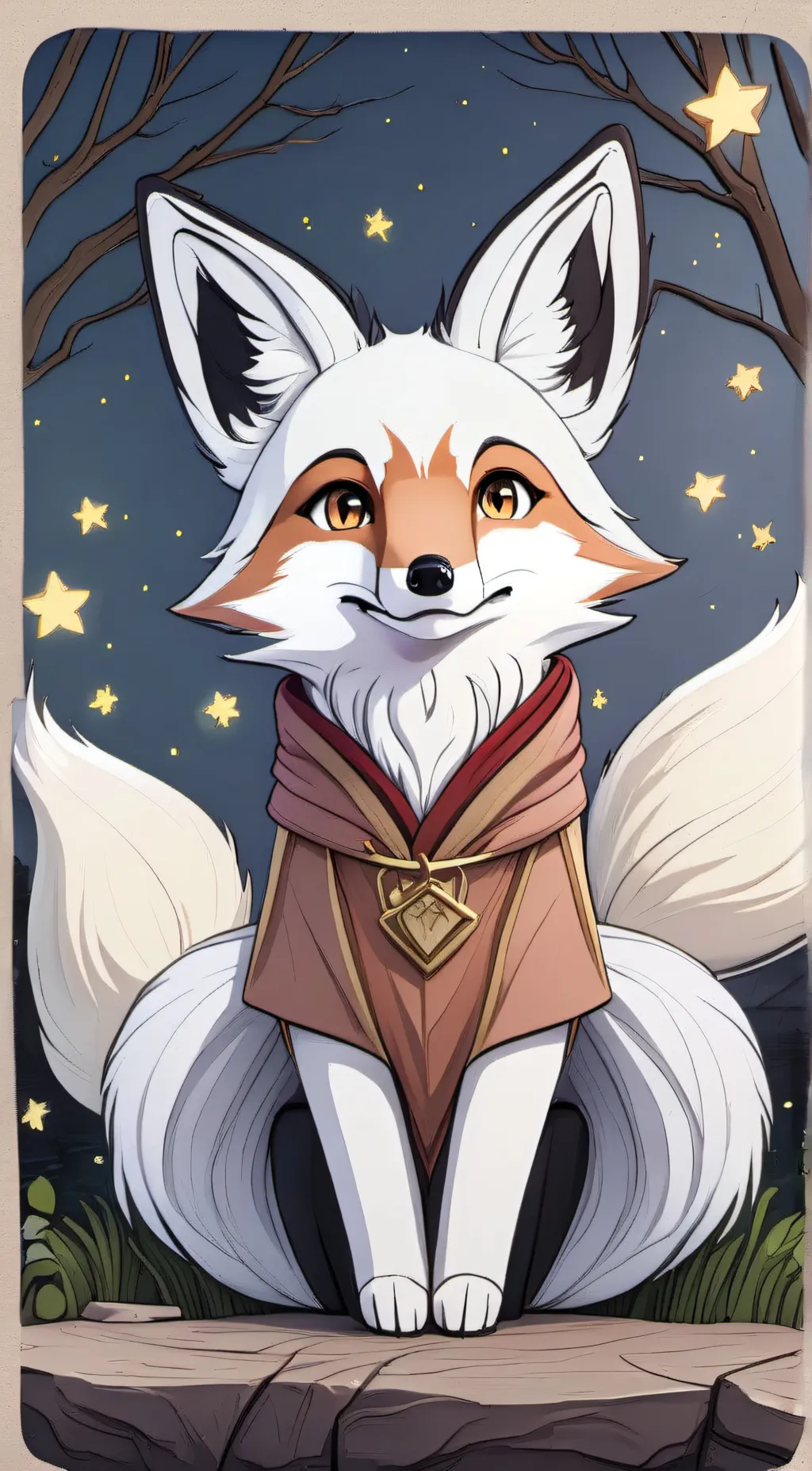 ai character: luna background