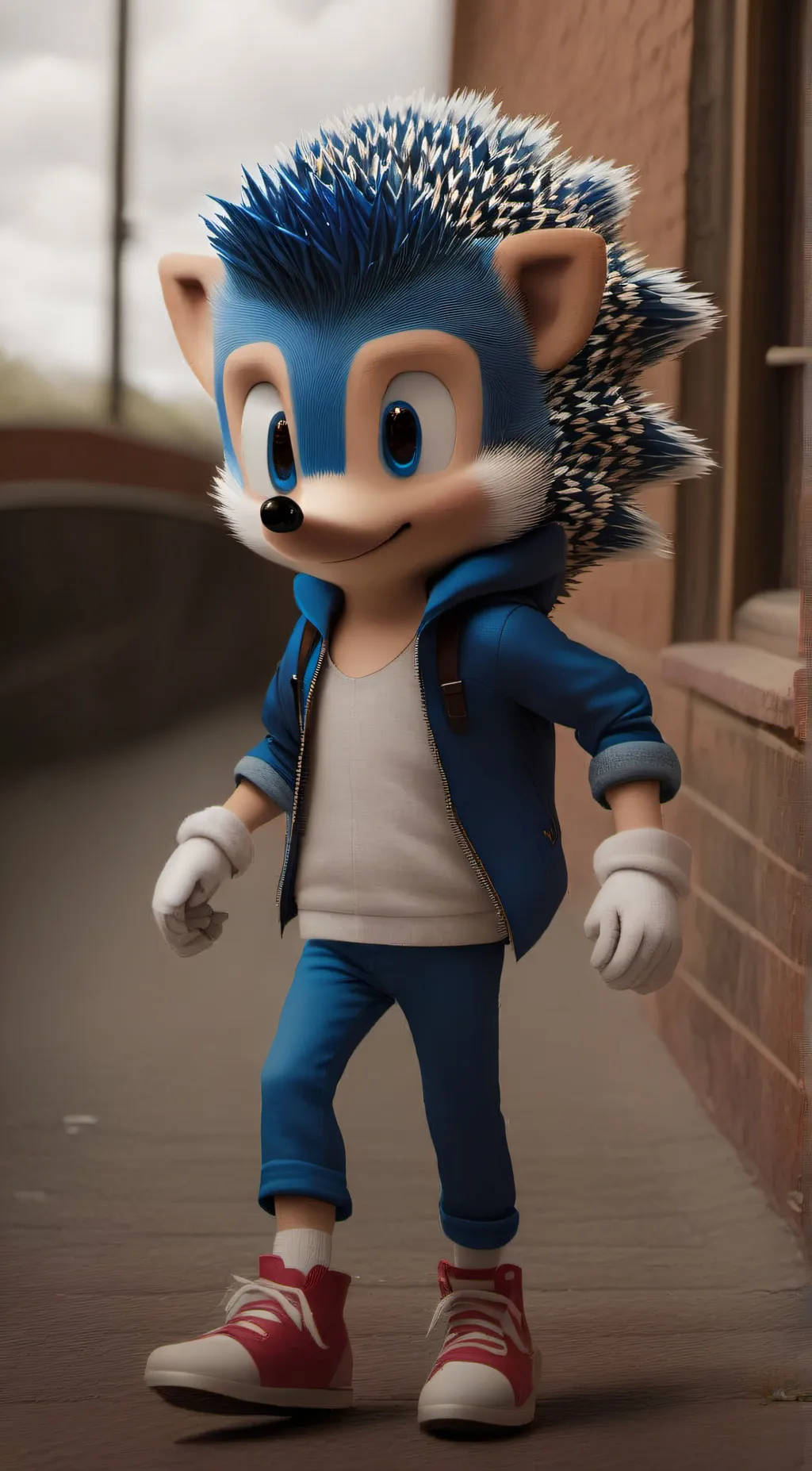 ai character: sonic background