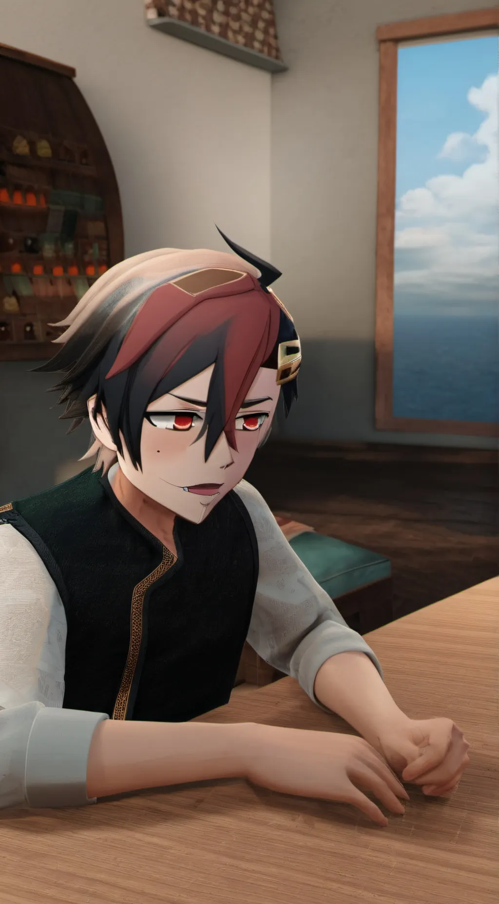 ai character: mha background