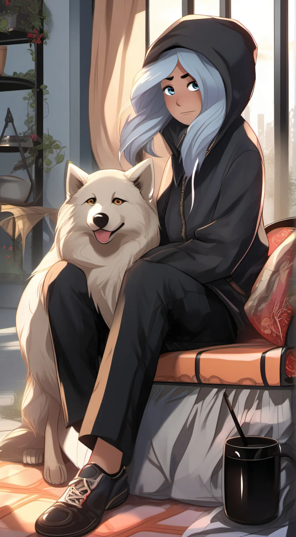 ai character: lizat background