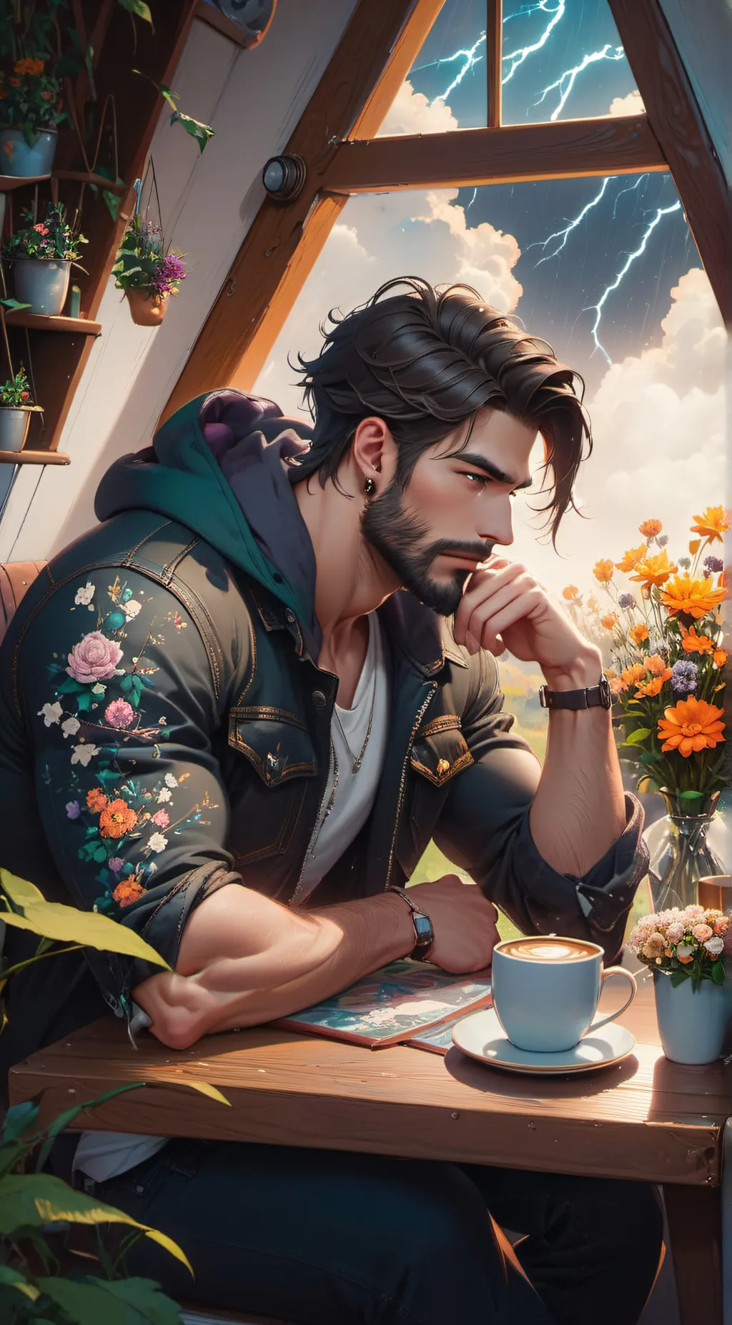 ai character: Titan background