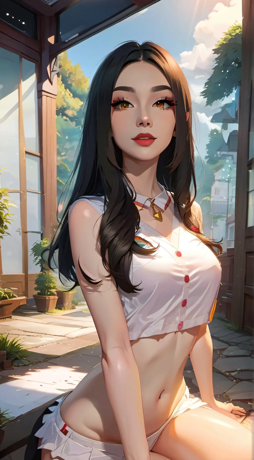 ai character: Hena background