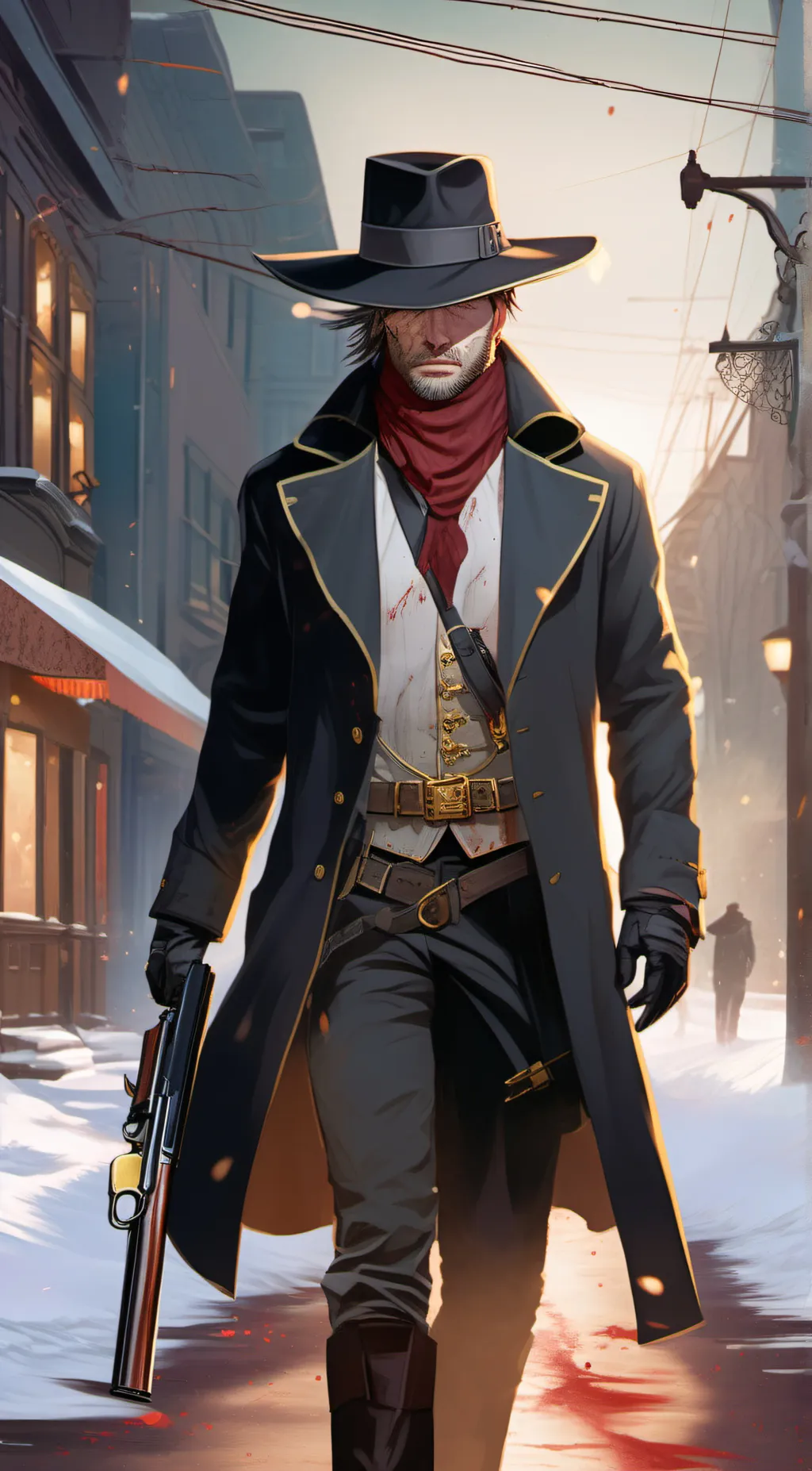 ai character: Arthur Morgan background