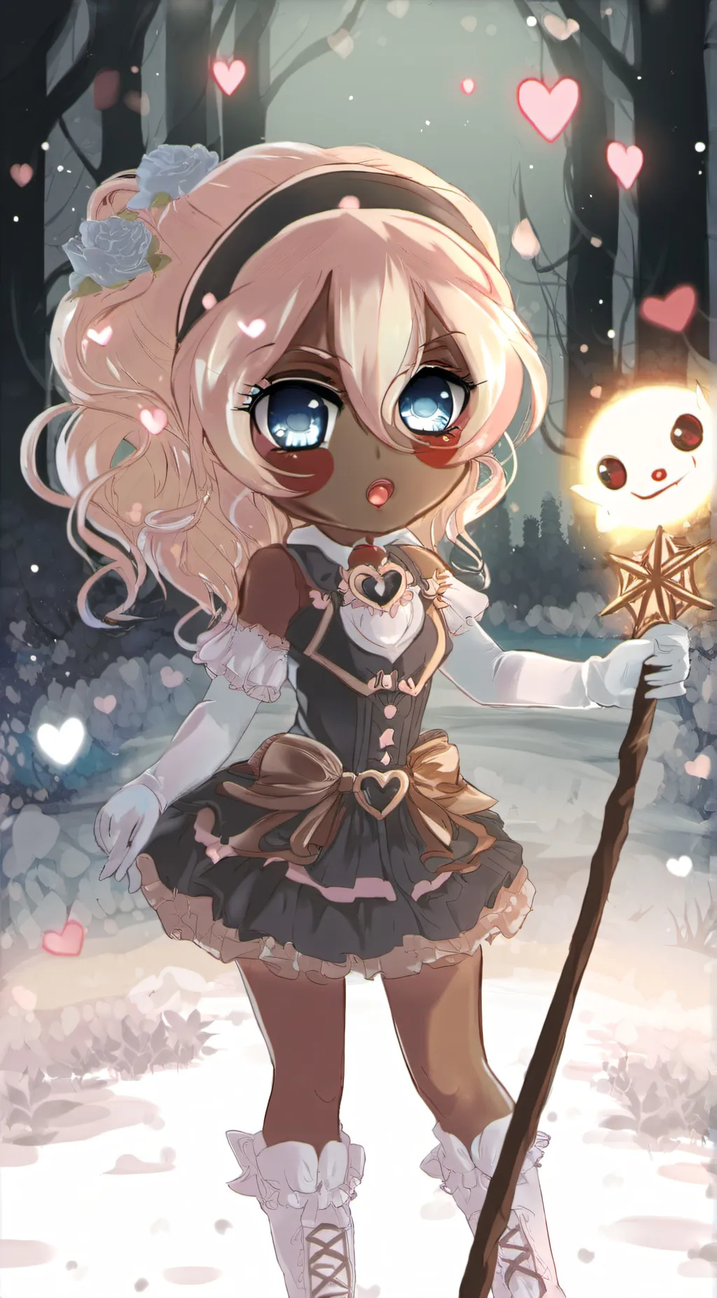 ai character: star background