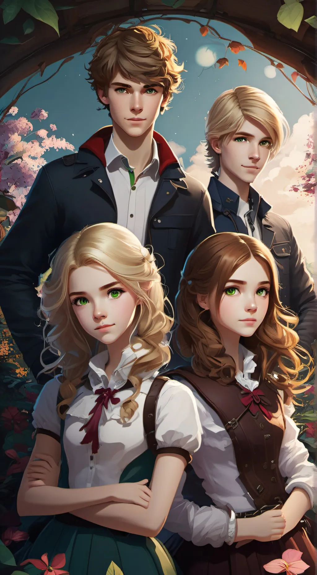 ai character: The Crystal 4 background