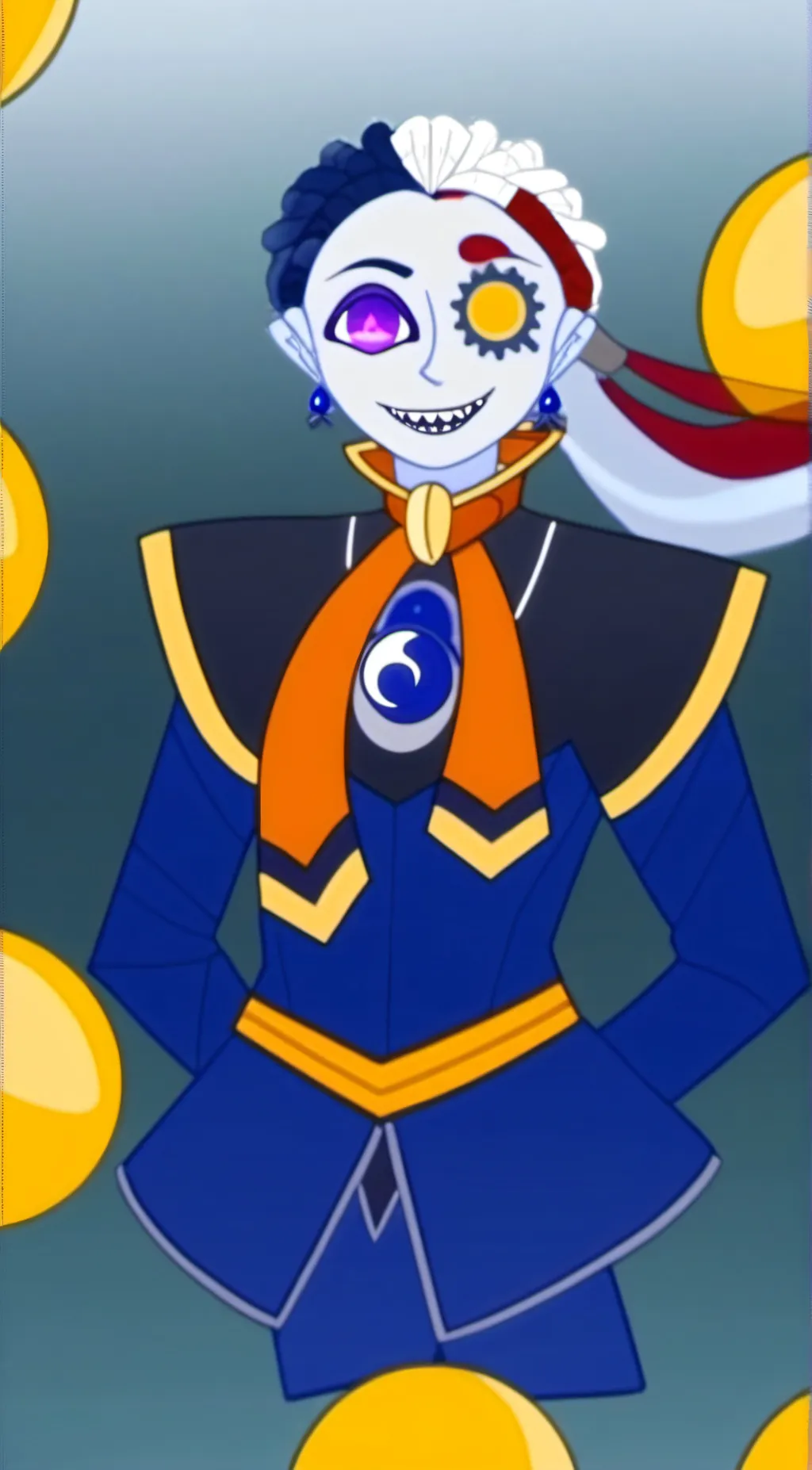 ai character: Lunar  background